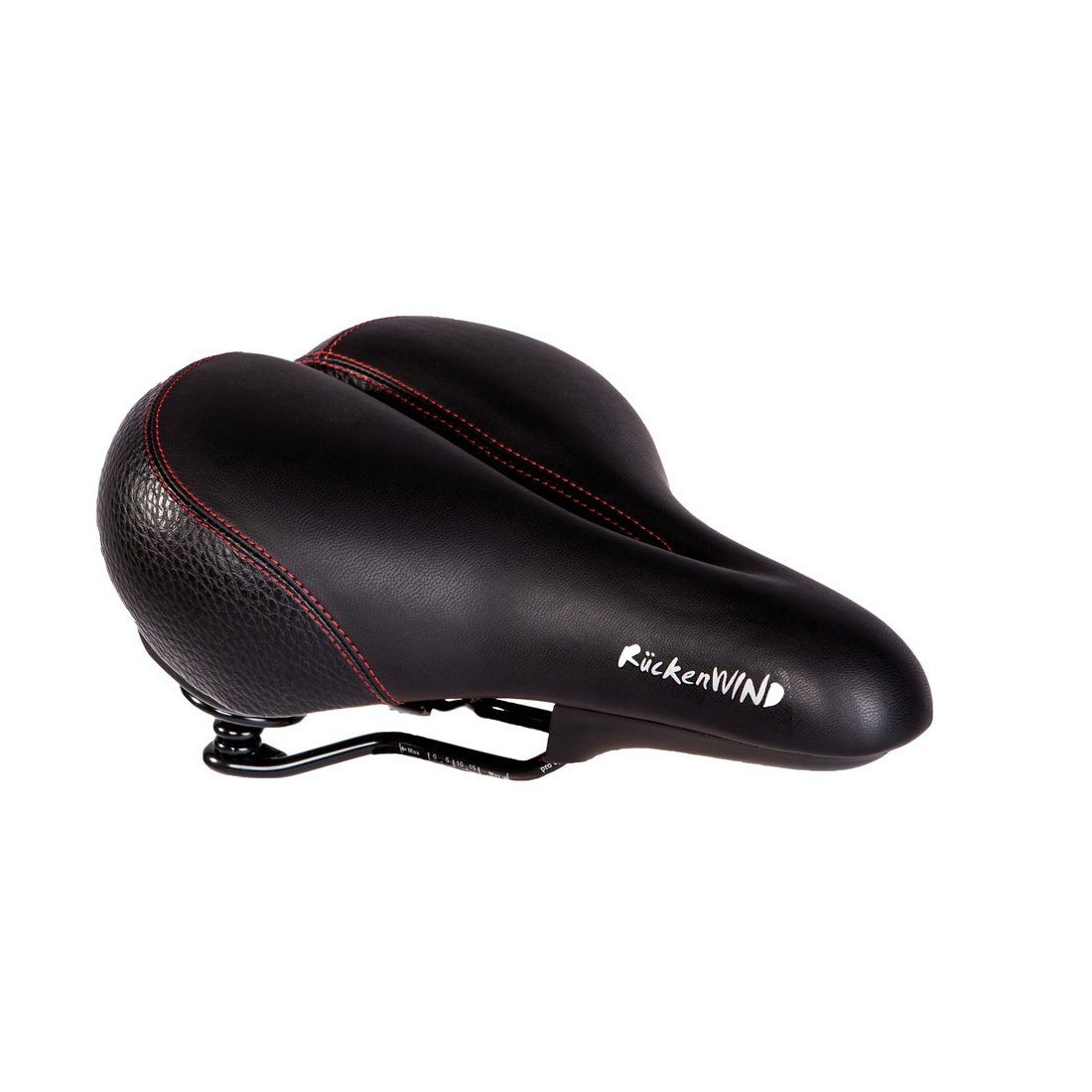 P&P Bequemsattel Fahrradsattel Bequemsattel Rückenwind 802, Uni, 265x210mm, 700g