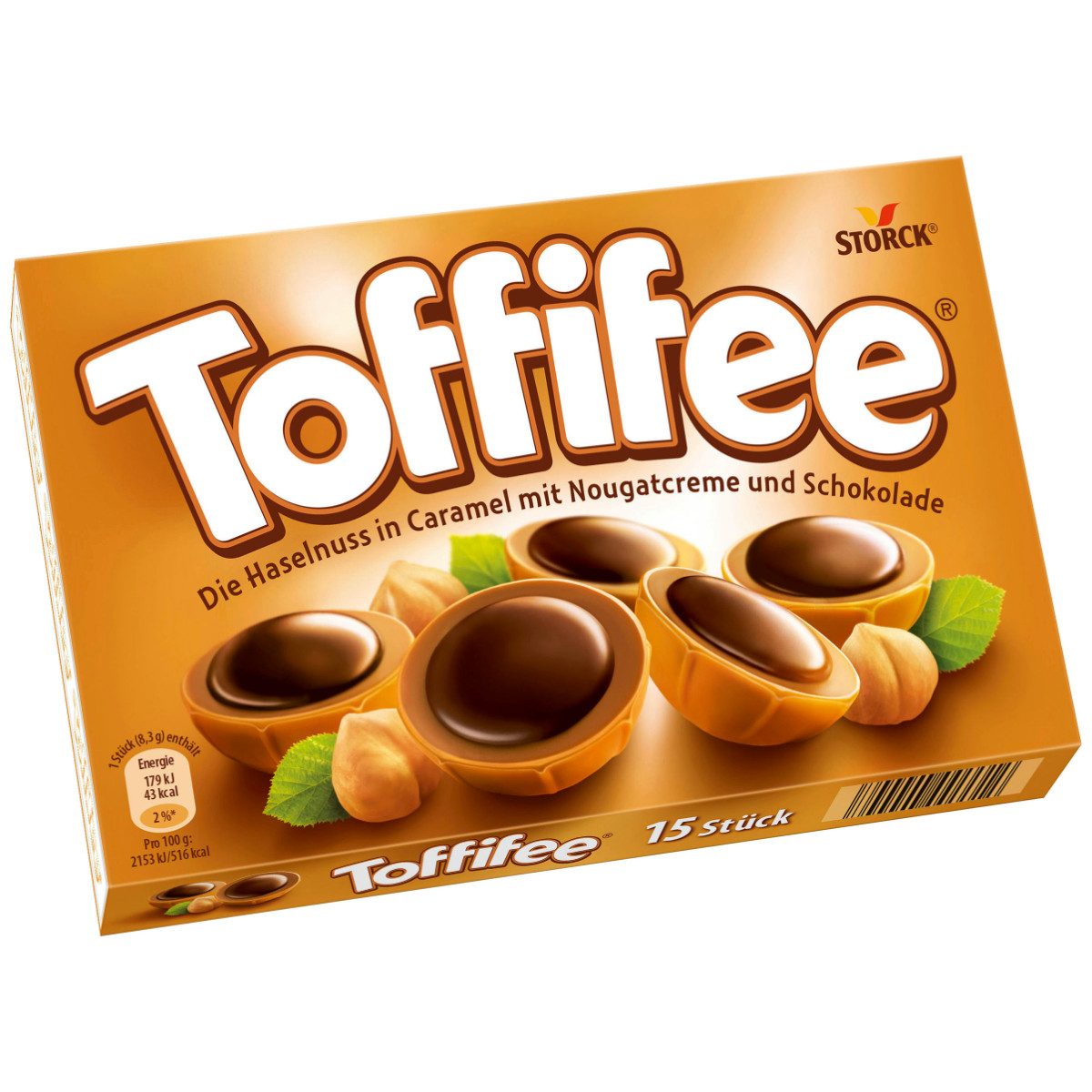 Toffifee Schokolade, Toffifee Haselnuss in Karamell mit Nougatcreme und Schokolade 125g