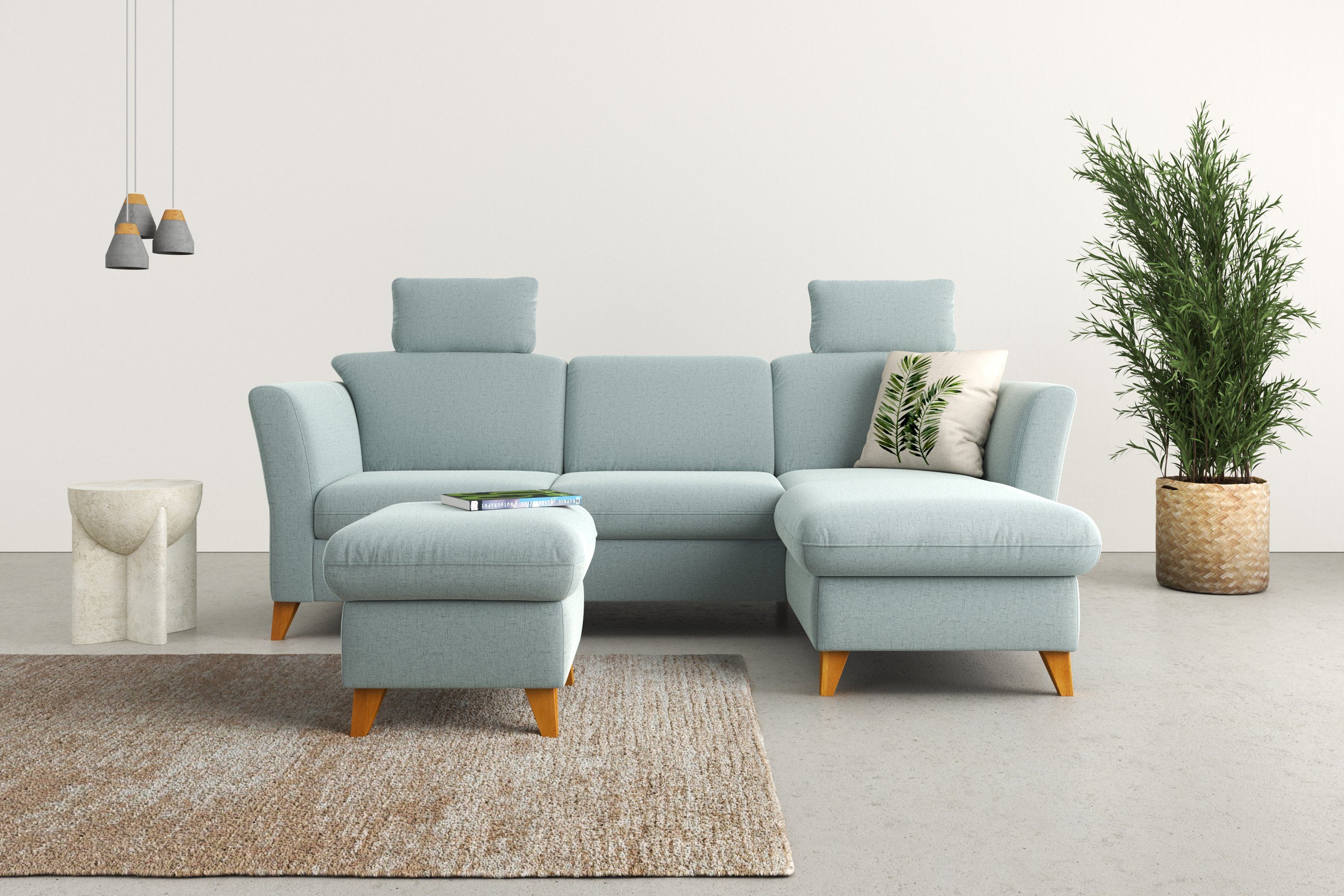 Home affaire Ecksofa Trelleborg L-Form, Federkern-Polsterung, günstig online kaufen