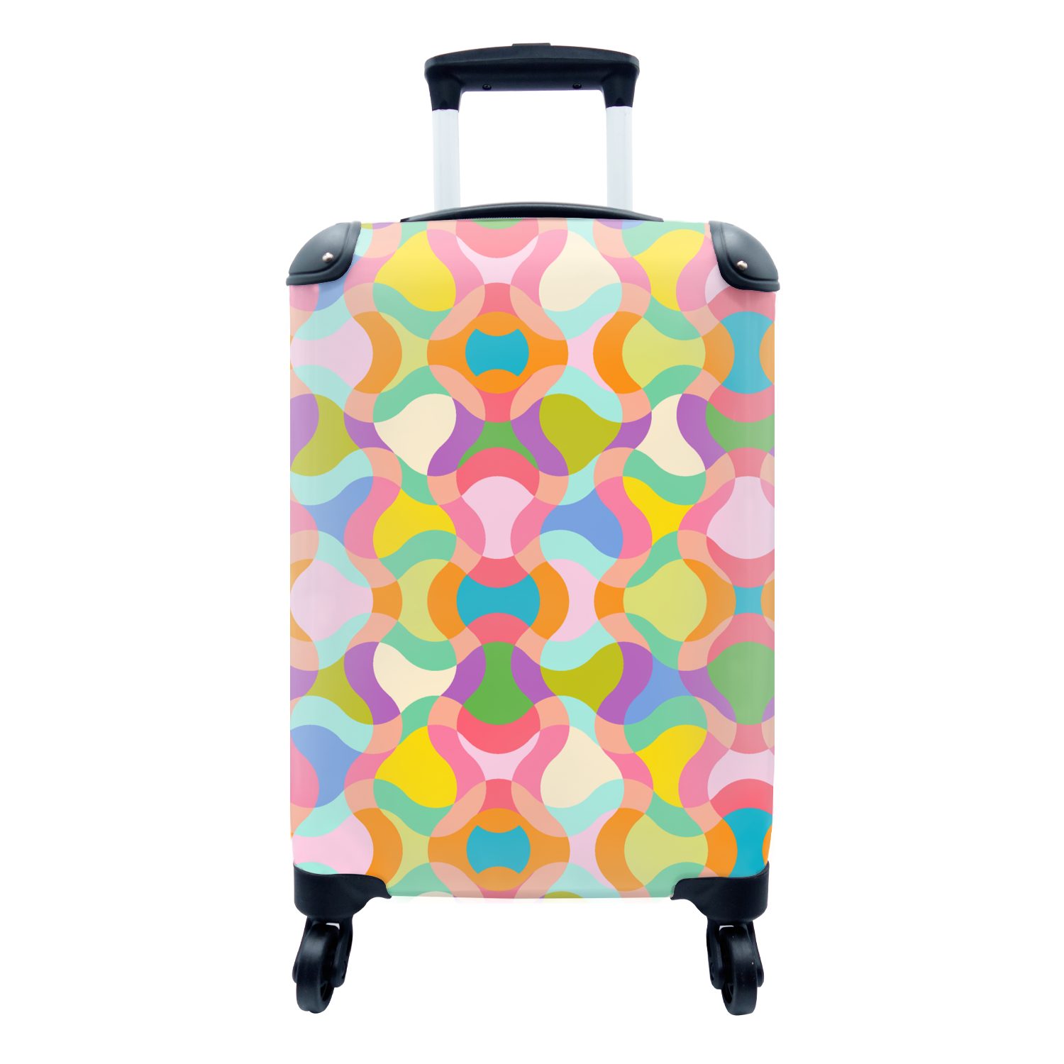 Handgepäckkoffer Design - Abstrakt - Farben - Retro