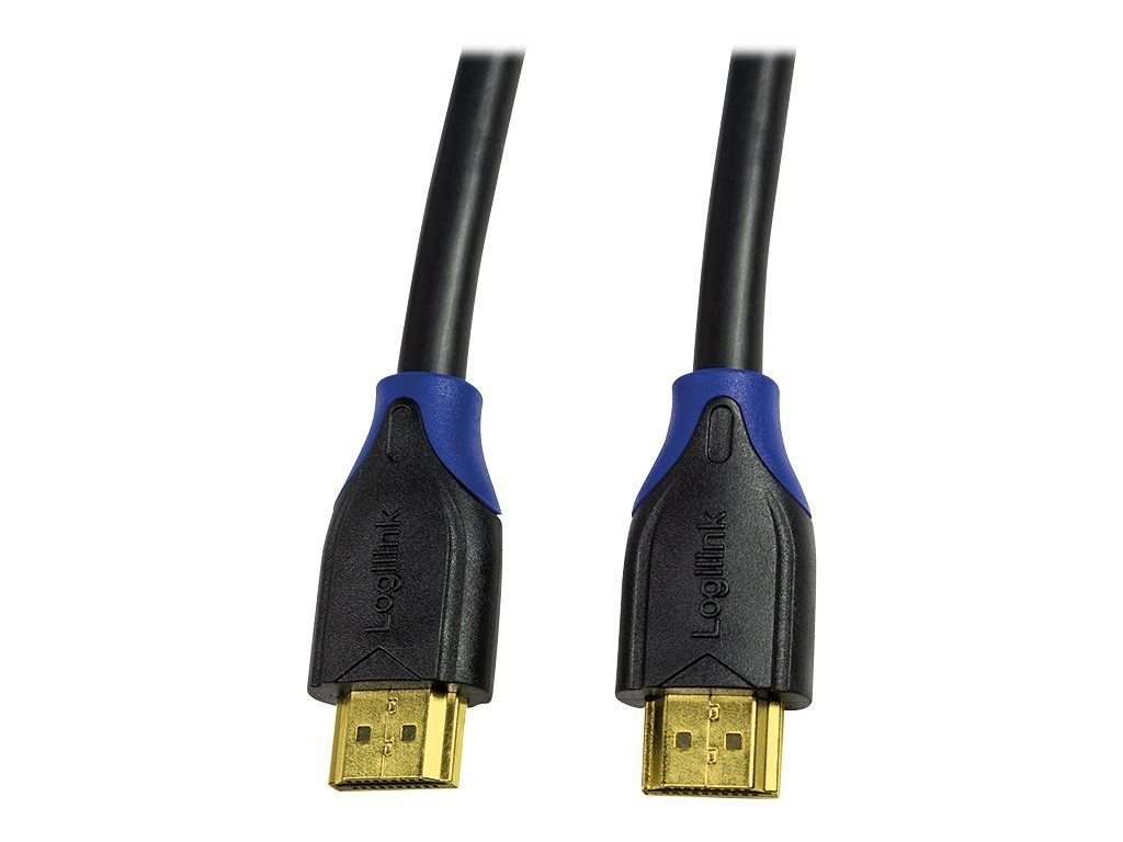 LogiLink LOGILINK CH0062 HDMI Kabel 2.0 bulk M/M 2.00m schwarz HDMI-Kabel