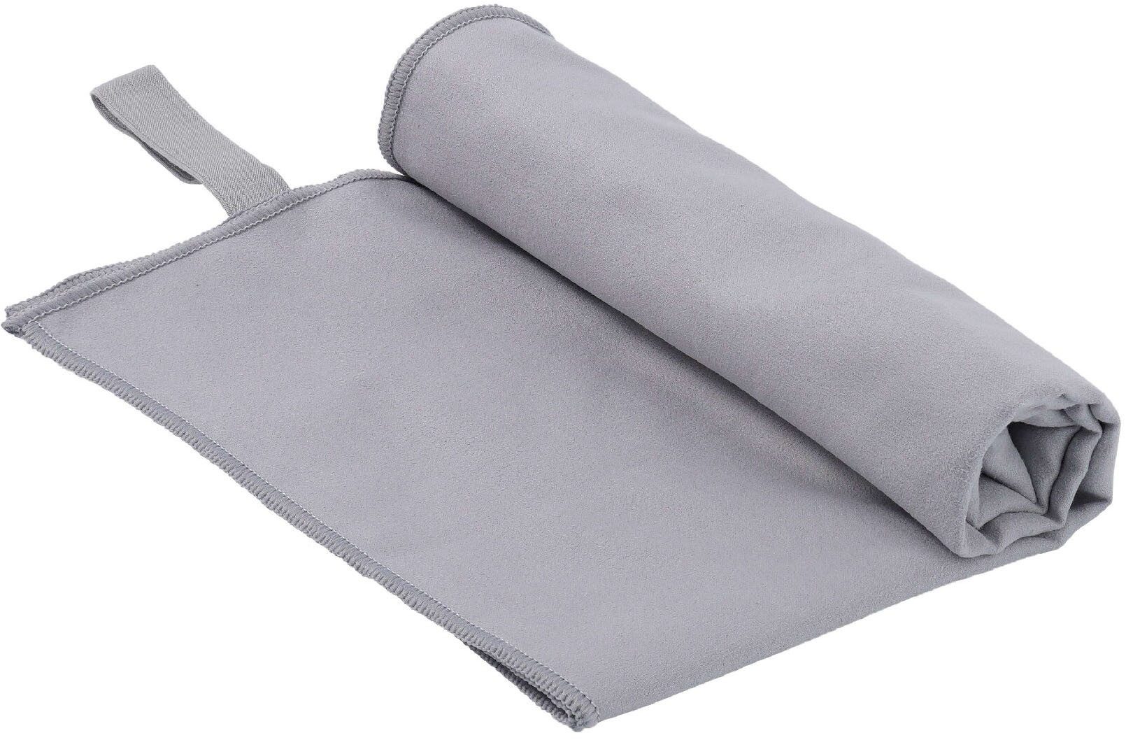 OTTO home Handtücher Leoa, diverse Größen, Sporthandtuch, Reisehandtuch, Strandtuch, Microfaser (6-St), sehr leicht, kompakt, schnelltrocknend, Mikrofaser mit Kontrastnaht