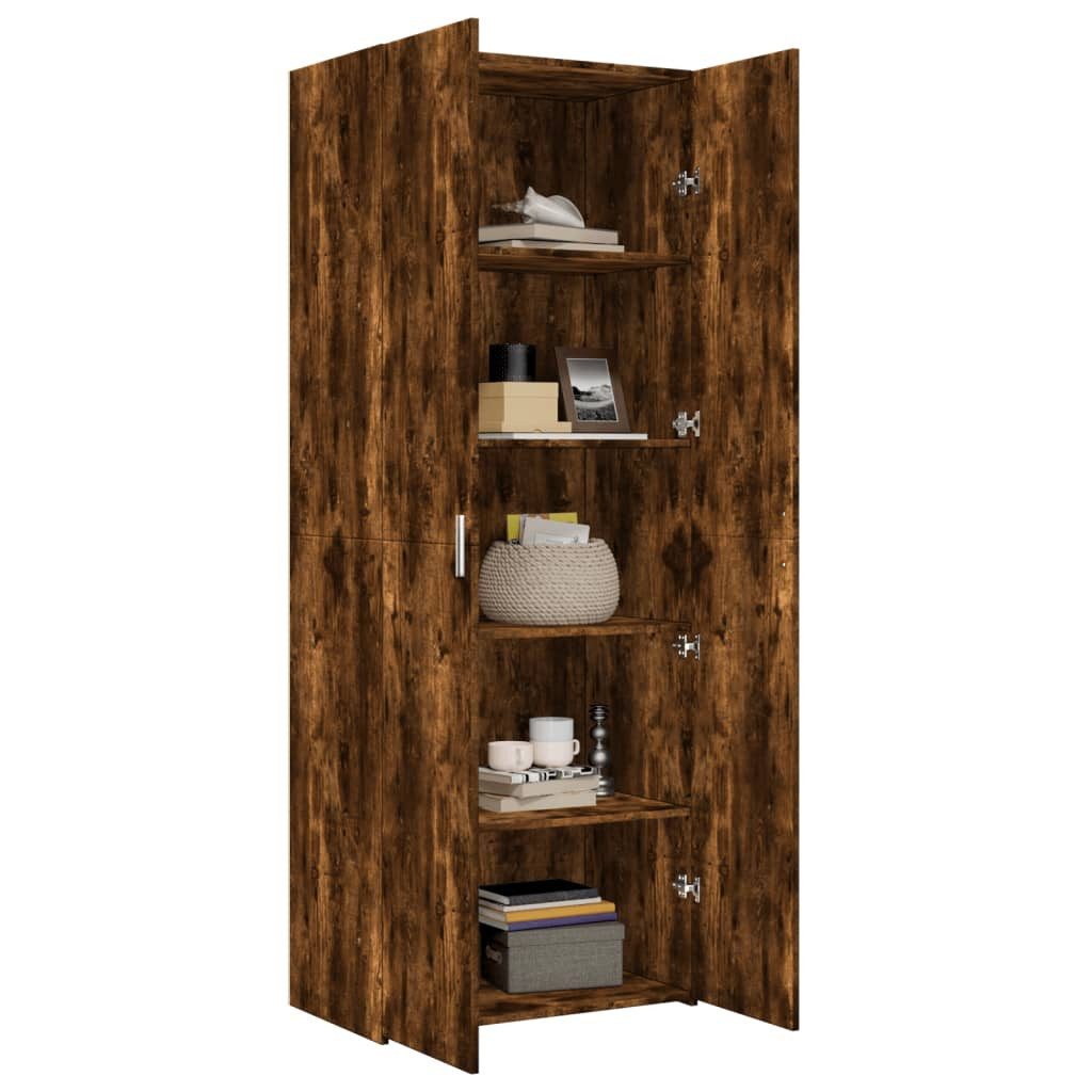 vidaXL Highboard Highboard Räuchereiche 70x42,5x185 cm günstig online kaufen