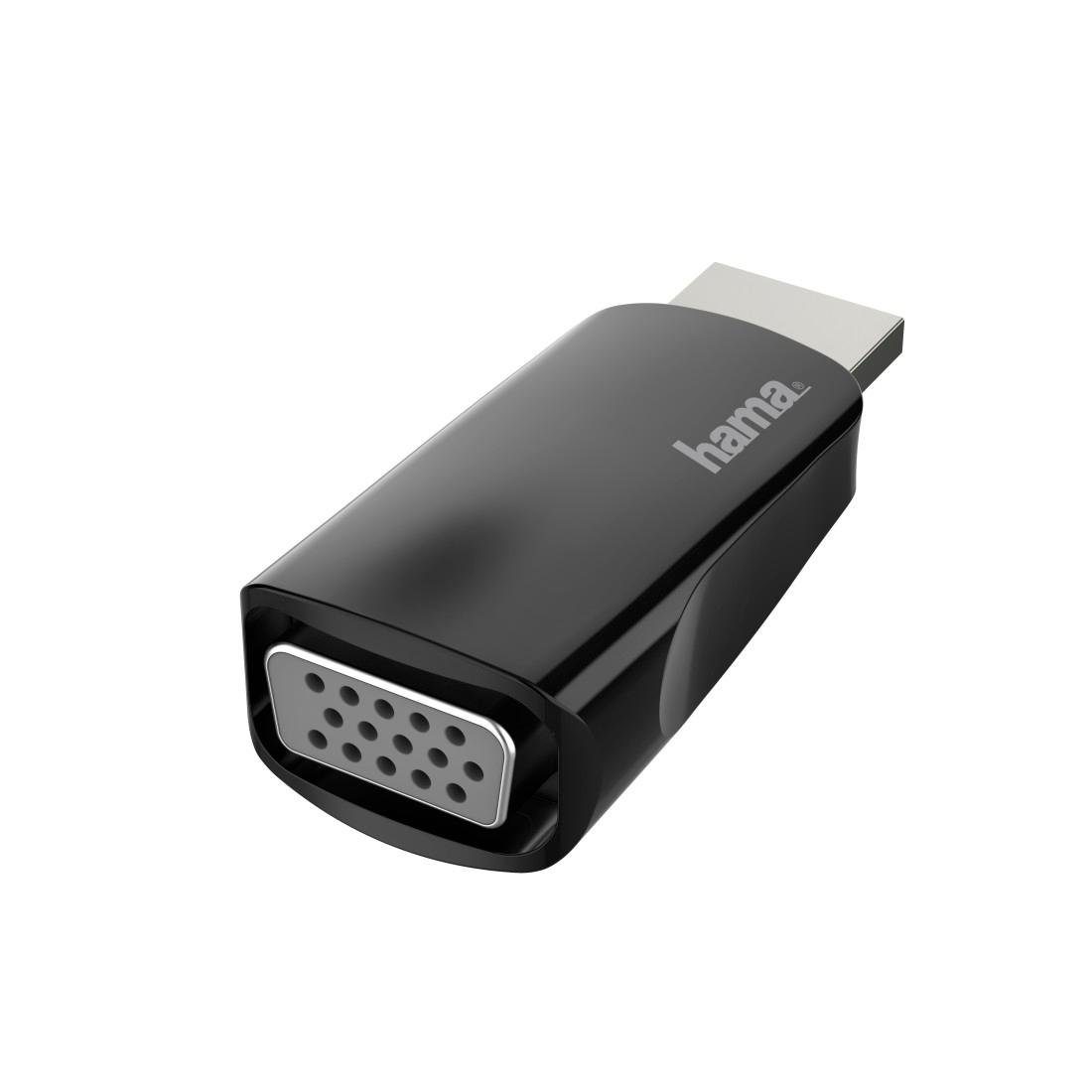 Hama Video Adapter, HDMI™ Stecker, VGA Buchse, Full-HD 1080p Video-Adapter HDMI zu VGA