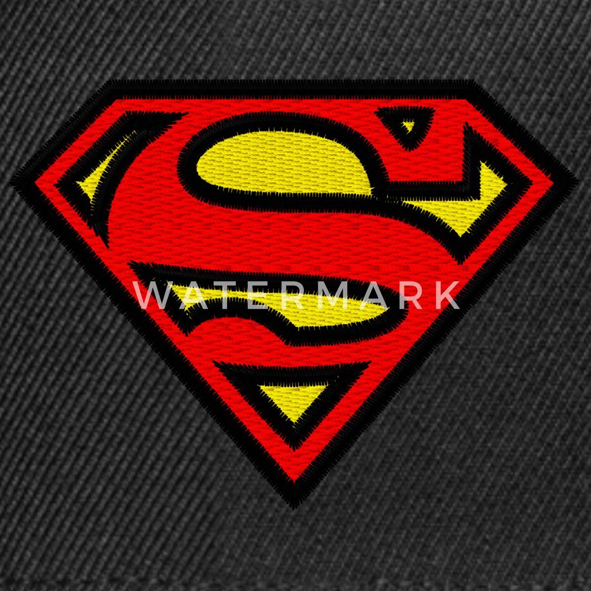 Spreadshirt Snapback Cap Superman Logo S-Shield Stick Snapback Cap (1-St)