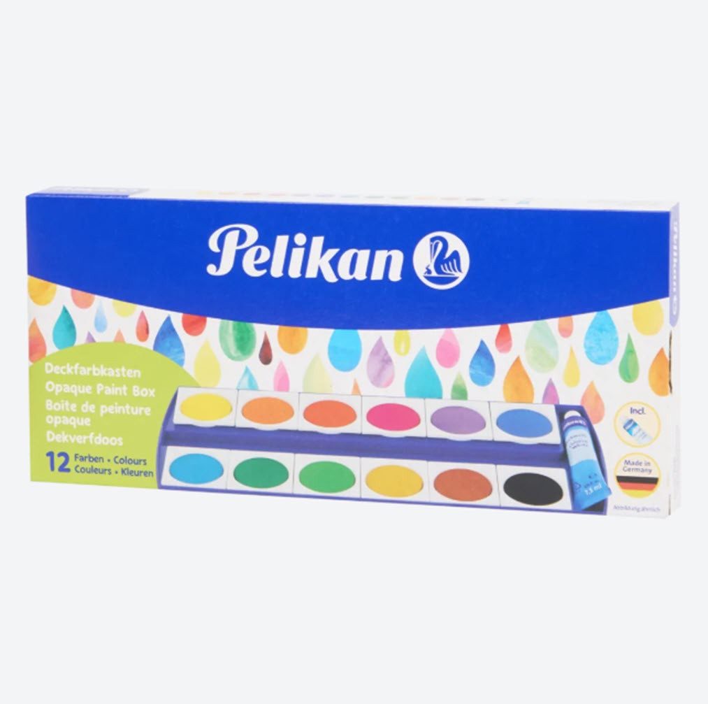Pelikan Bastelfarbe Pelikan Deckfarbkasten 12 Farben