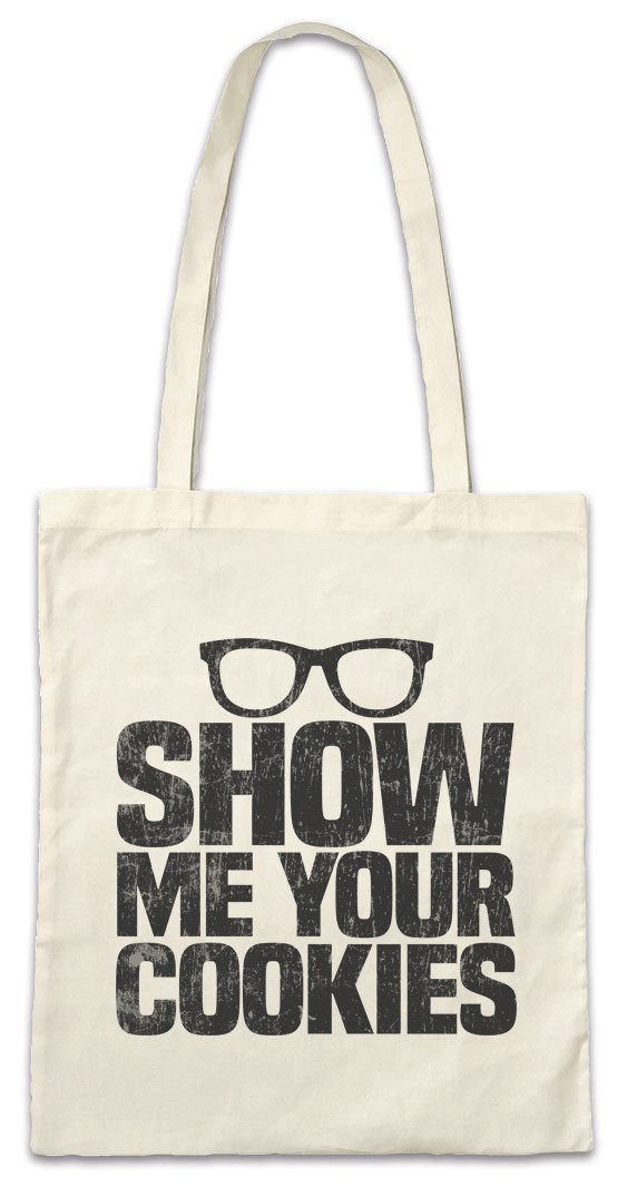 Urban Backwoods Beuteltasche Show Me Your Cookies Stofftasche Fun Binary Code Binär Jerk Geek Nerd (1-tlg), Lehrer Freak Gamer Gehirn