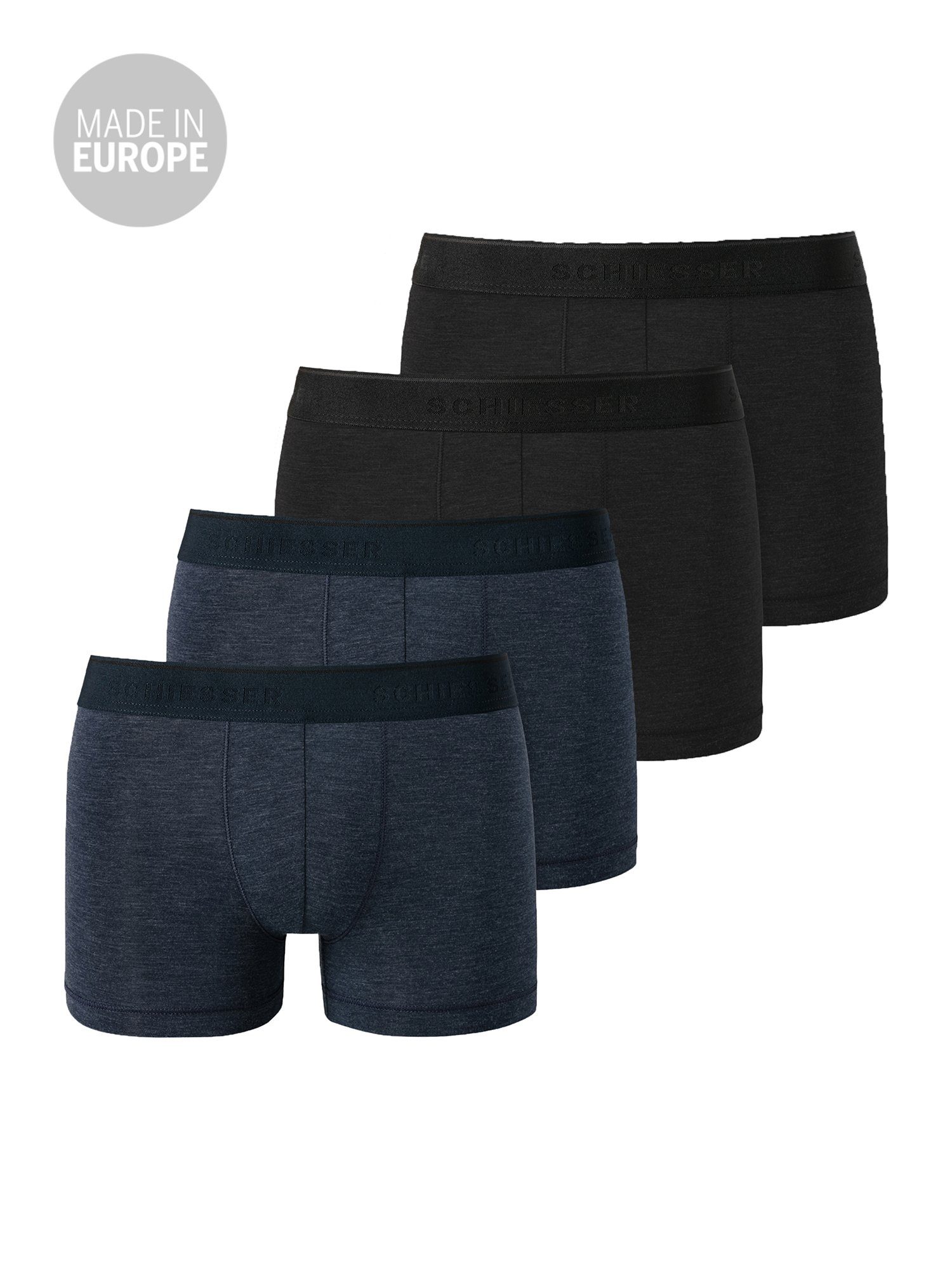 SCHIESSER Boxer Da Uomo 100% Cotone Jersey 5-14 M-6XL Pantaloni Da