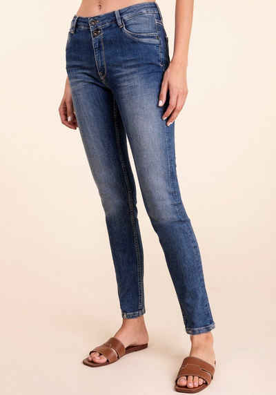 BLUE FIRE Skinny-fit-Jeans »LARA« mit authentischer Waschung und Used-Effekten