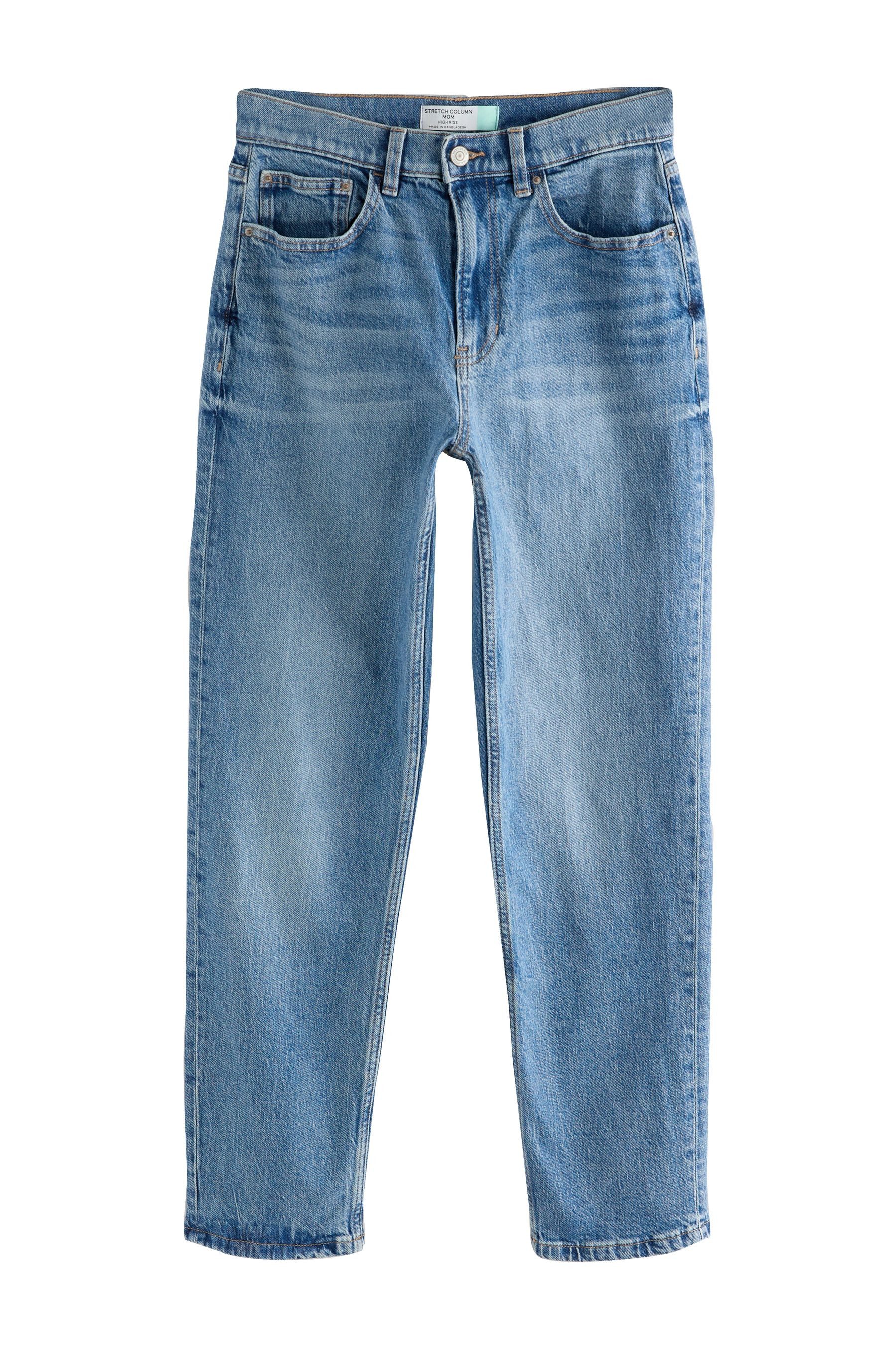 Next Comfort-fit-Jeans Gestufte Mom-Jeans mit Comfort-Stretch (1-tlg)