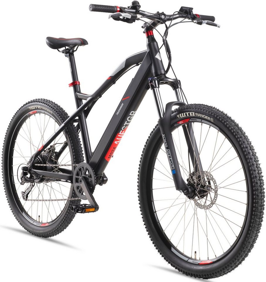 Thumbnail - Telefunken E-Bike Mountainbike Aufsteiger M924, 9 Gang Shimano Altus Schaltwerk, Kettenschaltung, Heckmotor, 504 Wh, (36...
