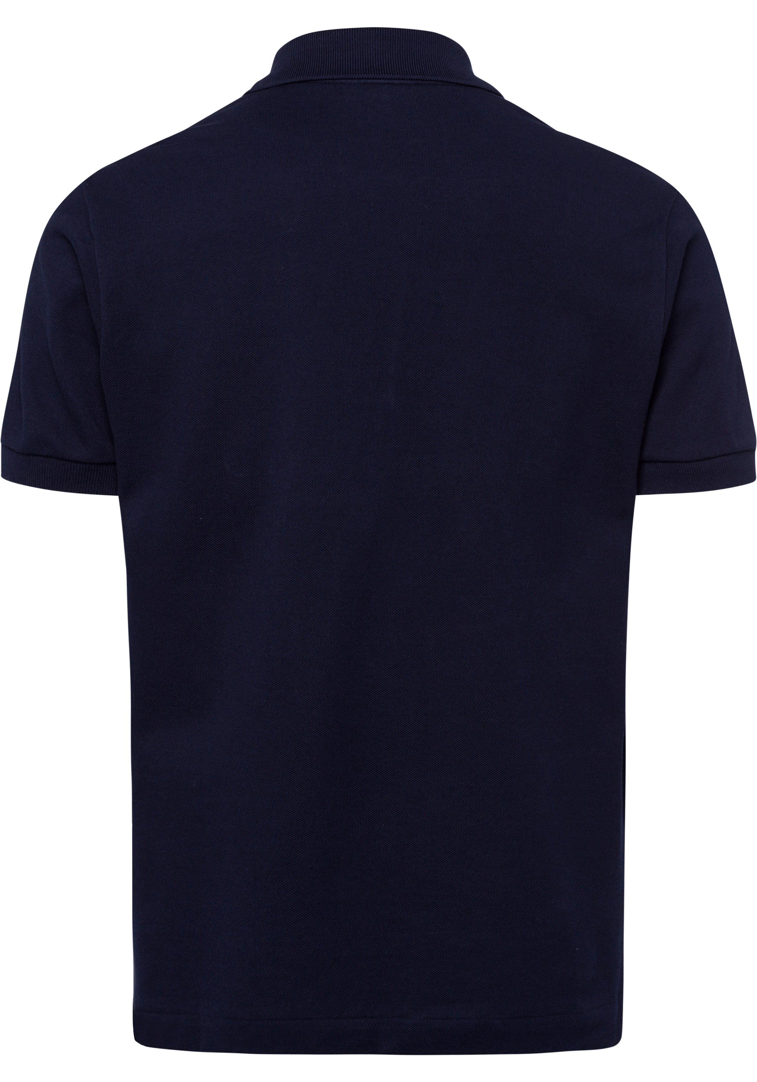 Lacoste Poloshirt Perlmuttoptik marine-166 (1-tlg) in Knöpfen mit