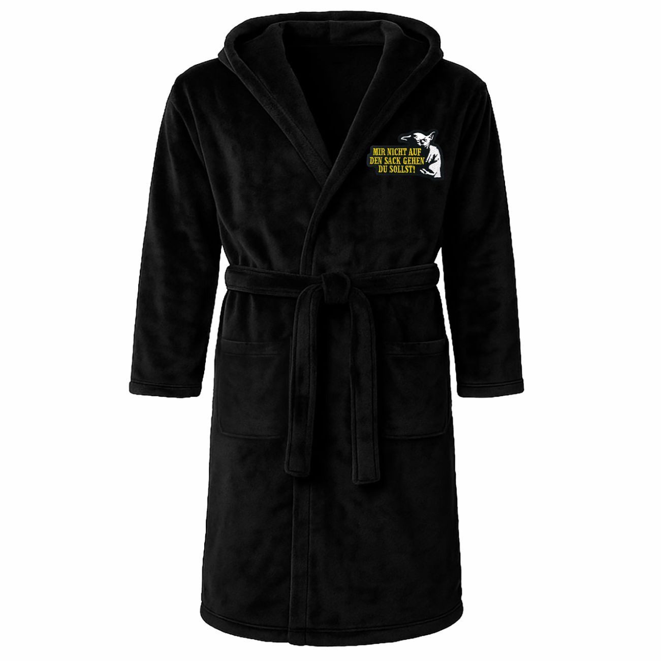 deinshirt Bademantel Mir nicht auf den Sack gehen du sollst, lange Länge, 1 günstig online kaufen