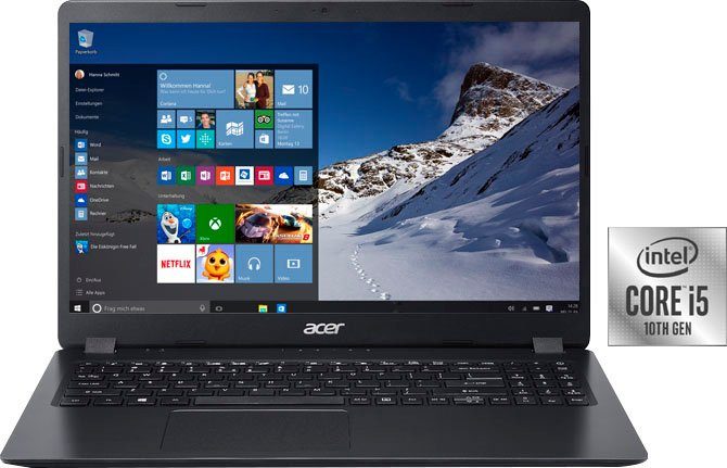 Acer Aspire 3 Notebook (39,62 cm/15,6 Zoll, Intel Core i5, UHD Graphics ...