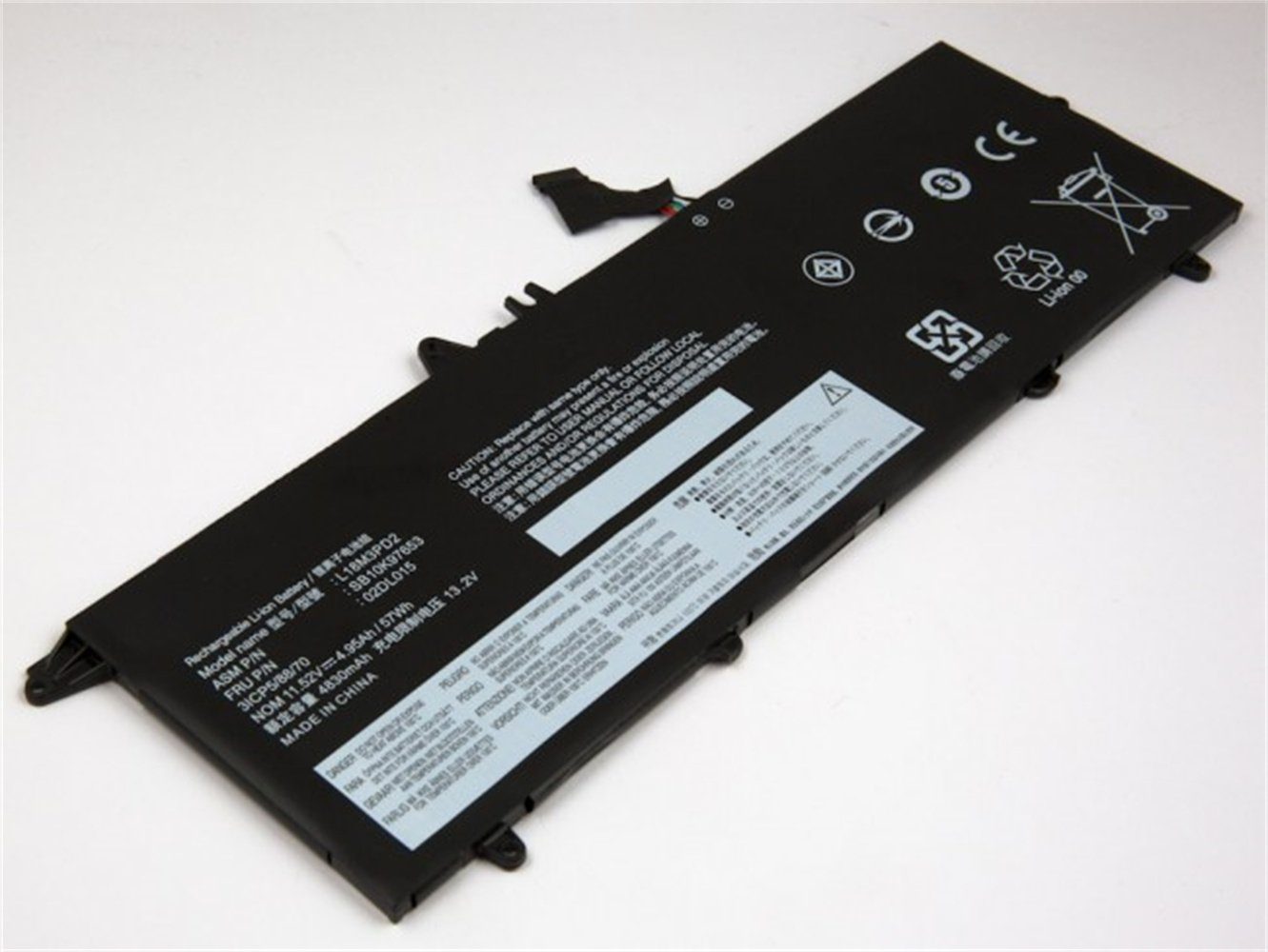 MobiloTec Akku kompatibel mit Lenovo ThinkPad T490s Akku Akku 4850 mAh (1 St)