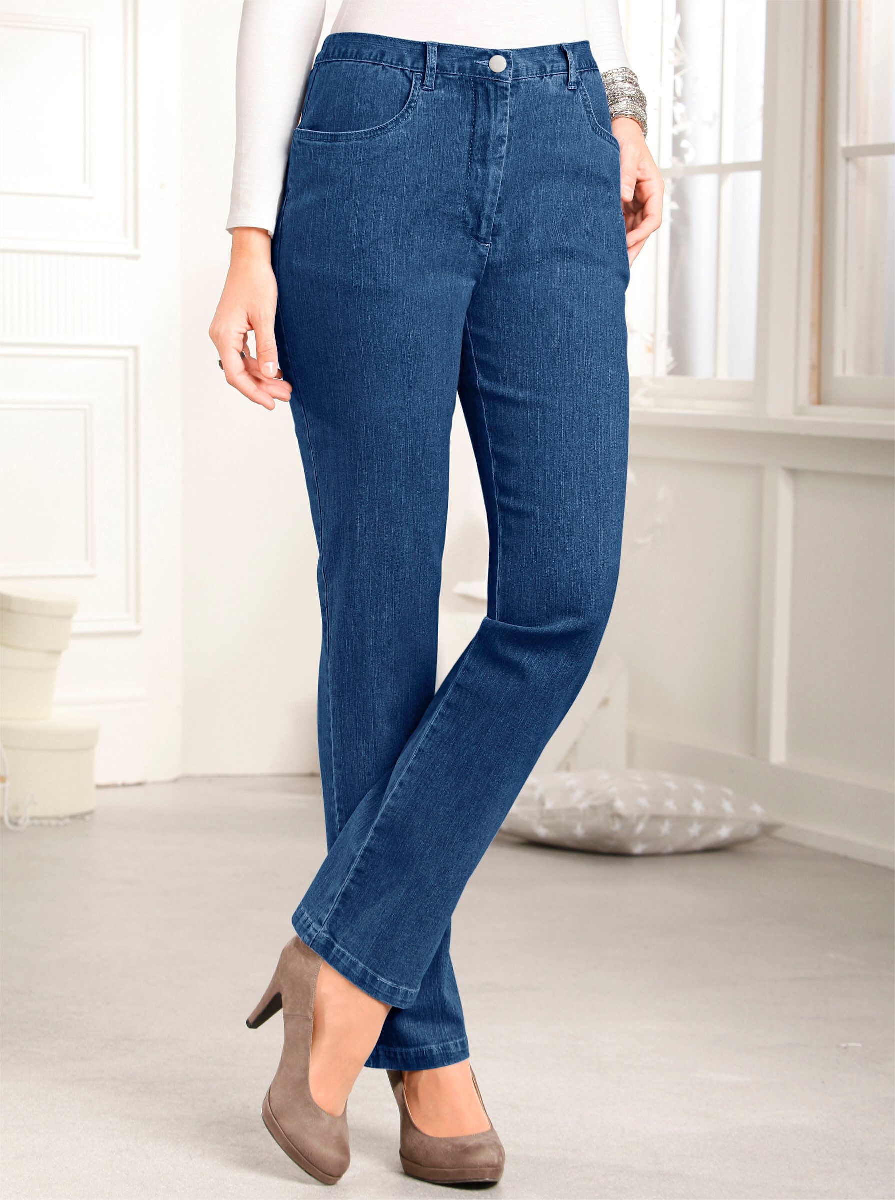 Sieh an! Bequeme Jeans Jeans komfortabel