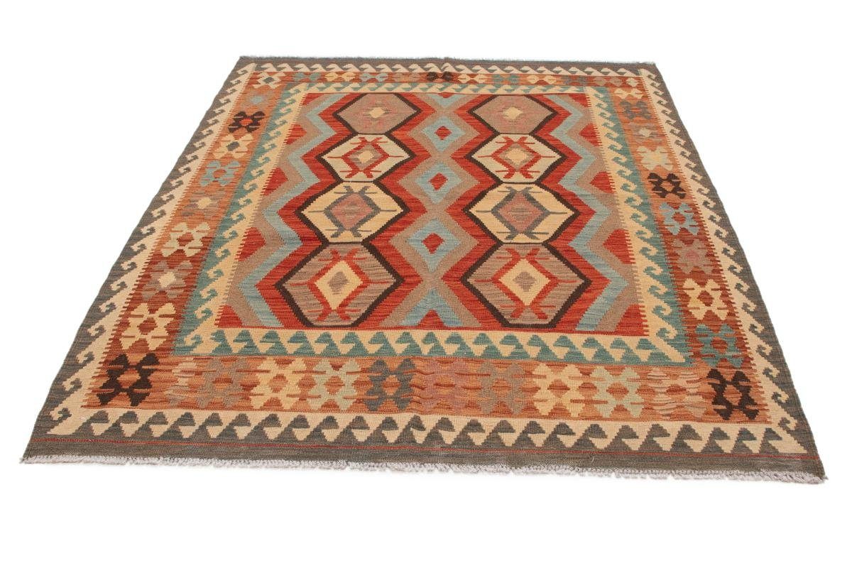 Orientteppich Afghan Kelim Trading, 151x199 mm 3 Höhe: Orientteppich, Handgewebter Nain rechteckig,