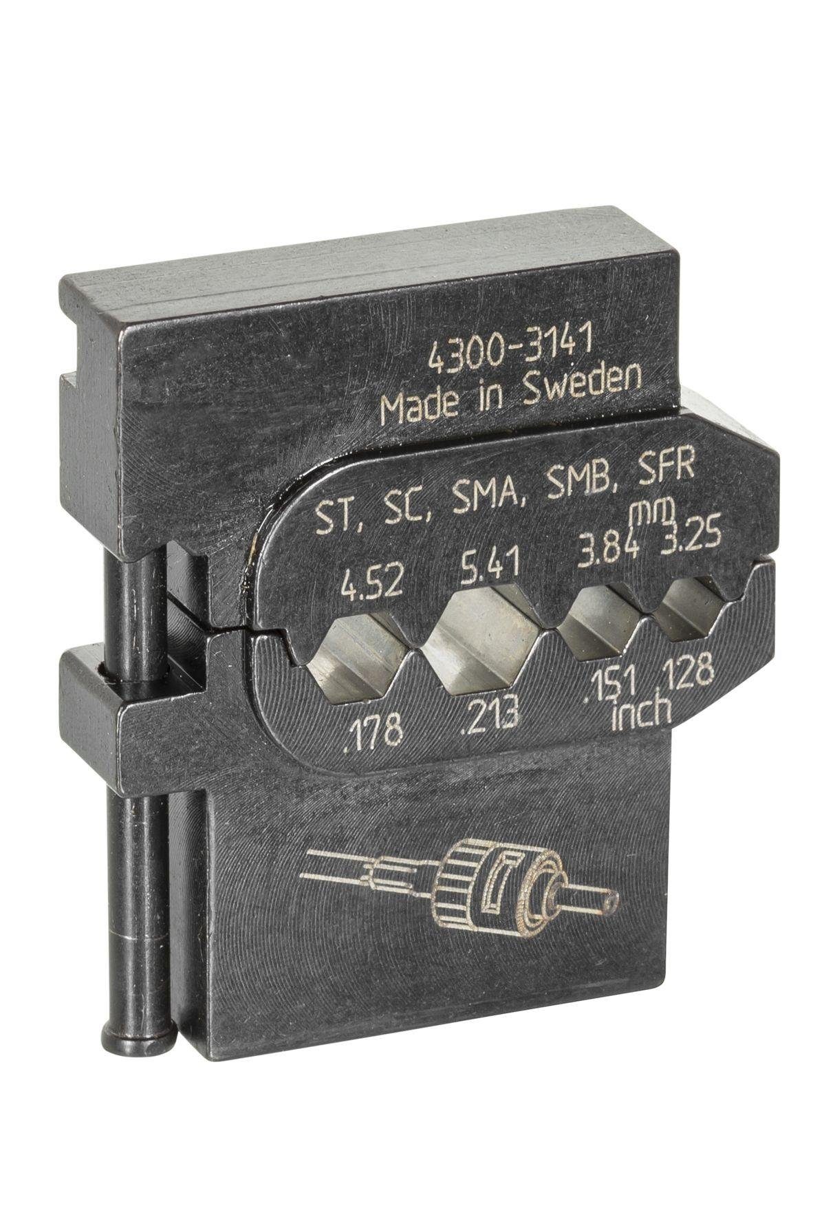 Gedore Crimpzange 8140-12 Modul-Einsatz für Lichtwellenleiter