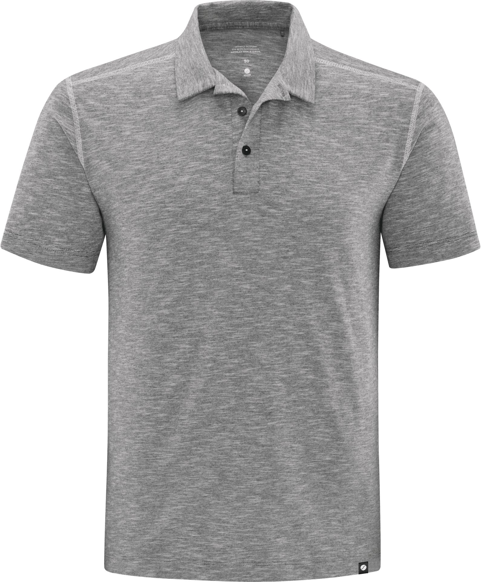 SCHNEIDER Sportswear Poloshirt RYLANM-POLO STAHL-MELIERT