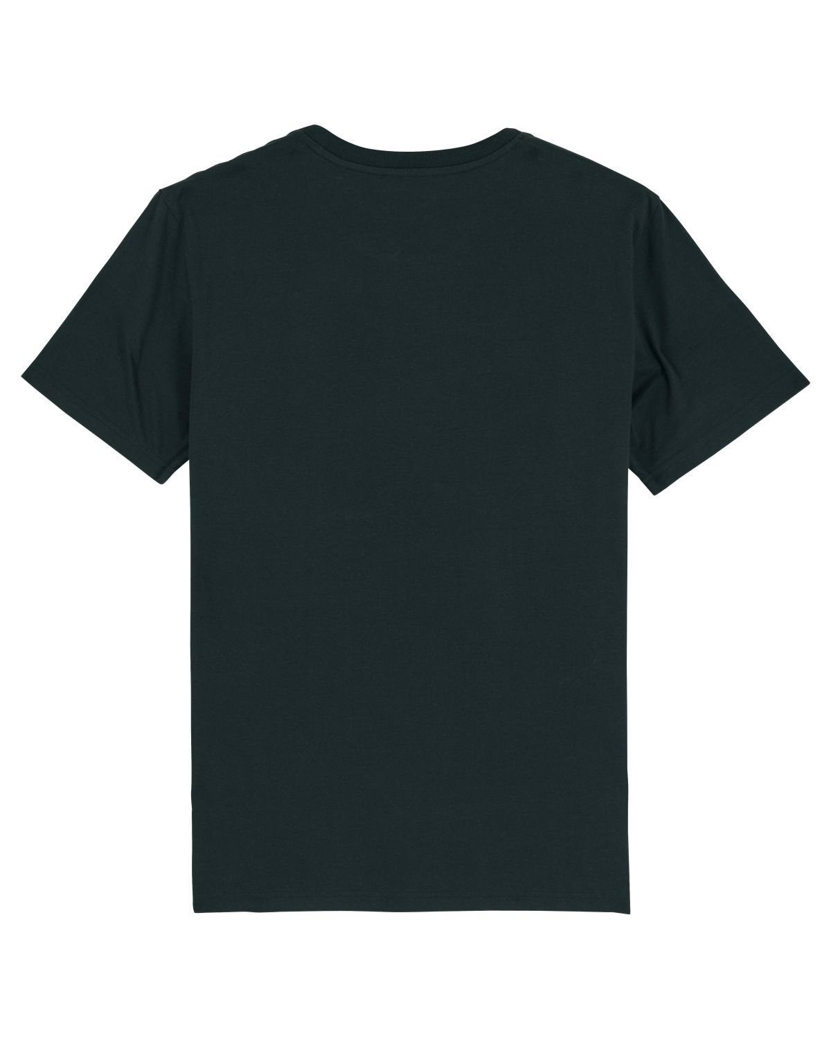 (Spar-Set, dunkelgrau Biobaumwolle produziert T-Shirt weiß, schwarz, 3er-Pack) basic & Gradnetz nachhaltig unisex fair