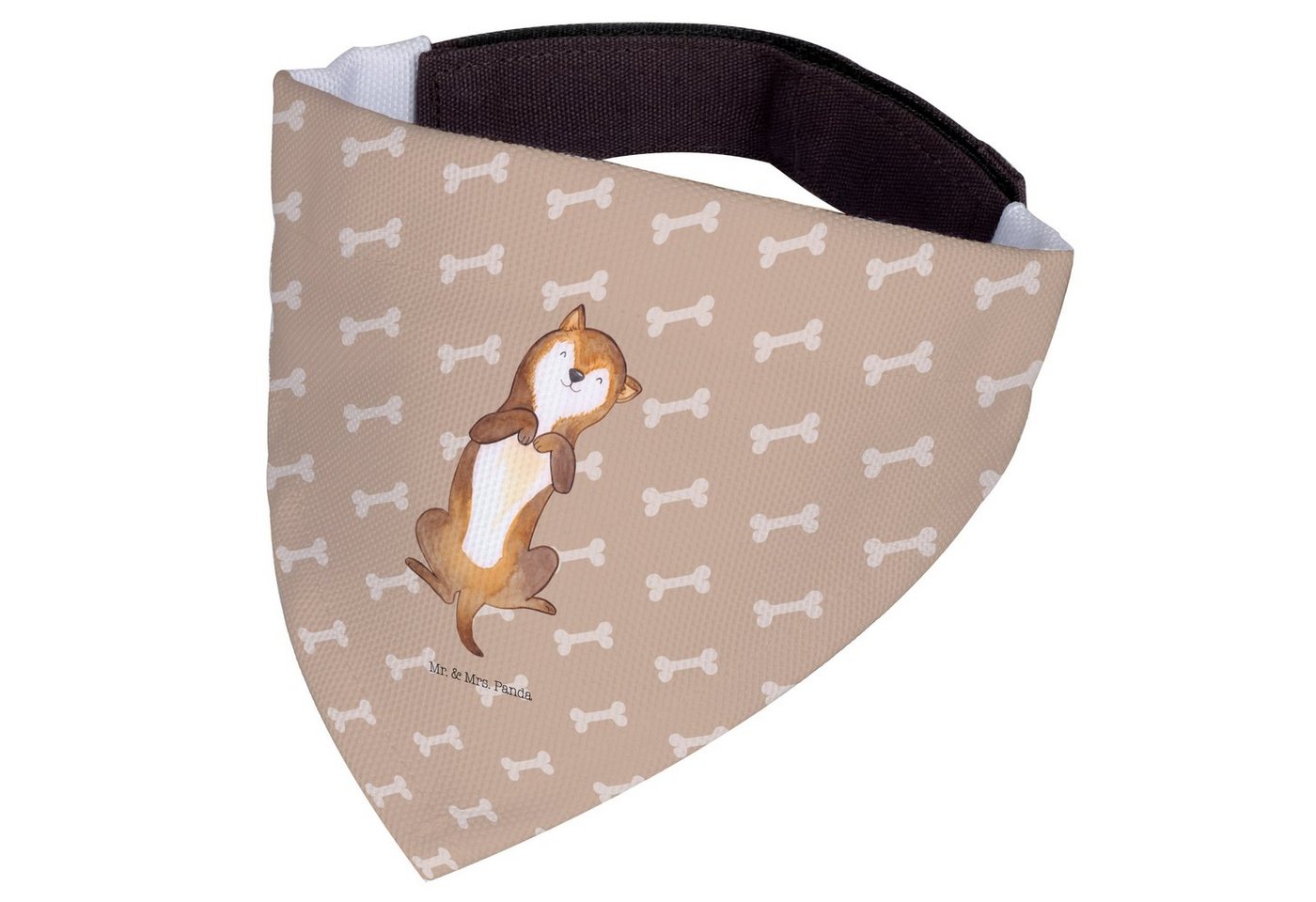 Thumbnail - Mr. & Mrs. Panda Hundefliege Hund Streicheln - Hundeglück - Geschenk, Hundewelpe, Hundehalstuch, T, Polyester, Vielseiti...