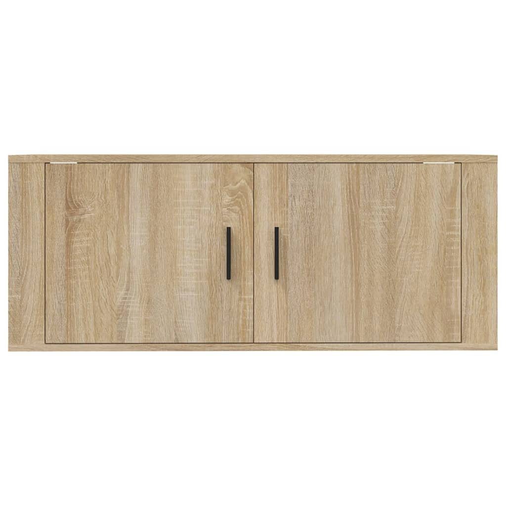 furnicato TV-Schrank TV-Wandschrank Sonoma-Eiche cm 100x34,5x40