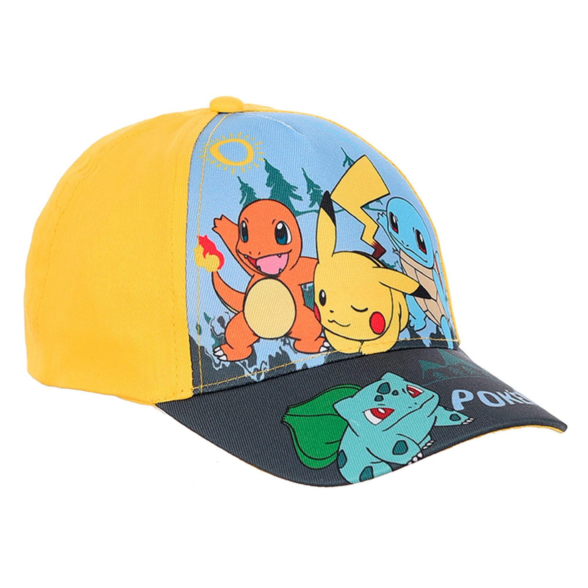 Snapback Cap Pikachu Kinder Basecap Jungen