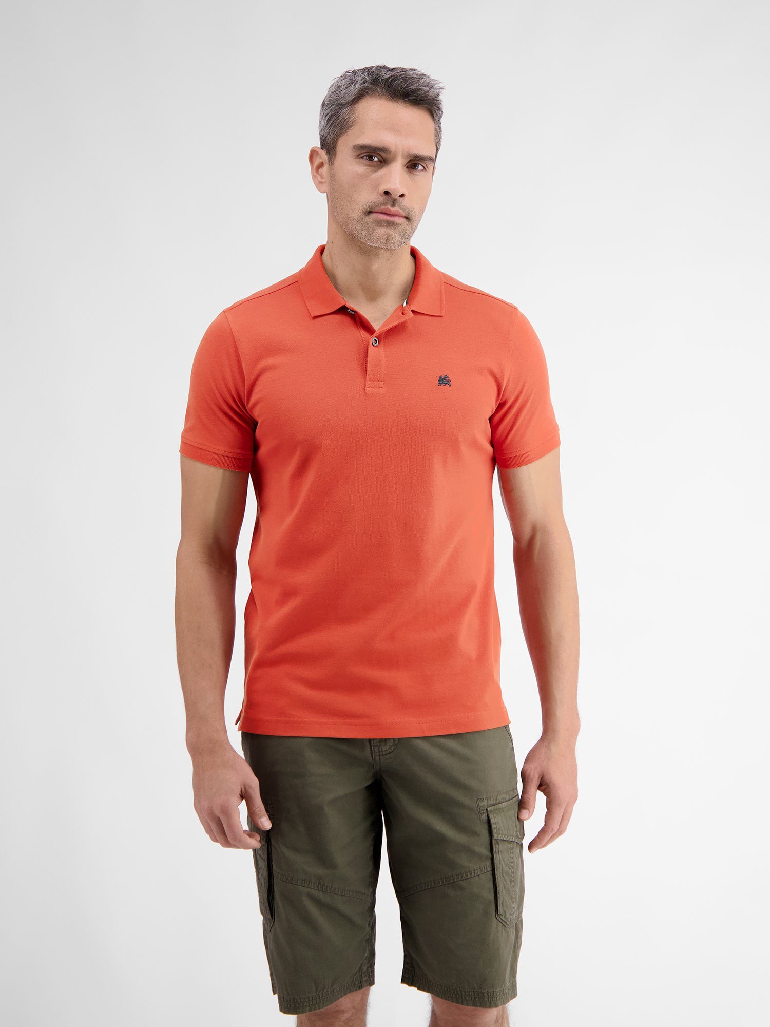 LERROS Kurzarmshirt mit Logostickerei auf der günstig online kaufen