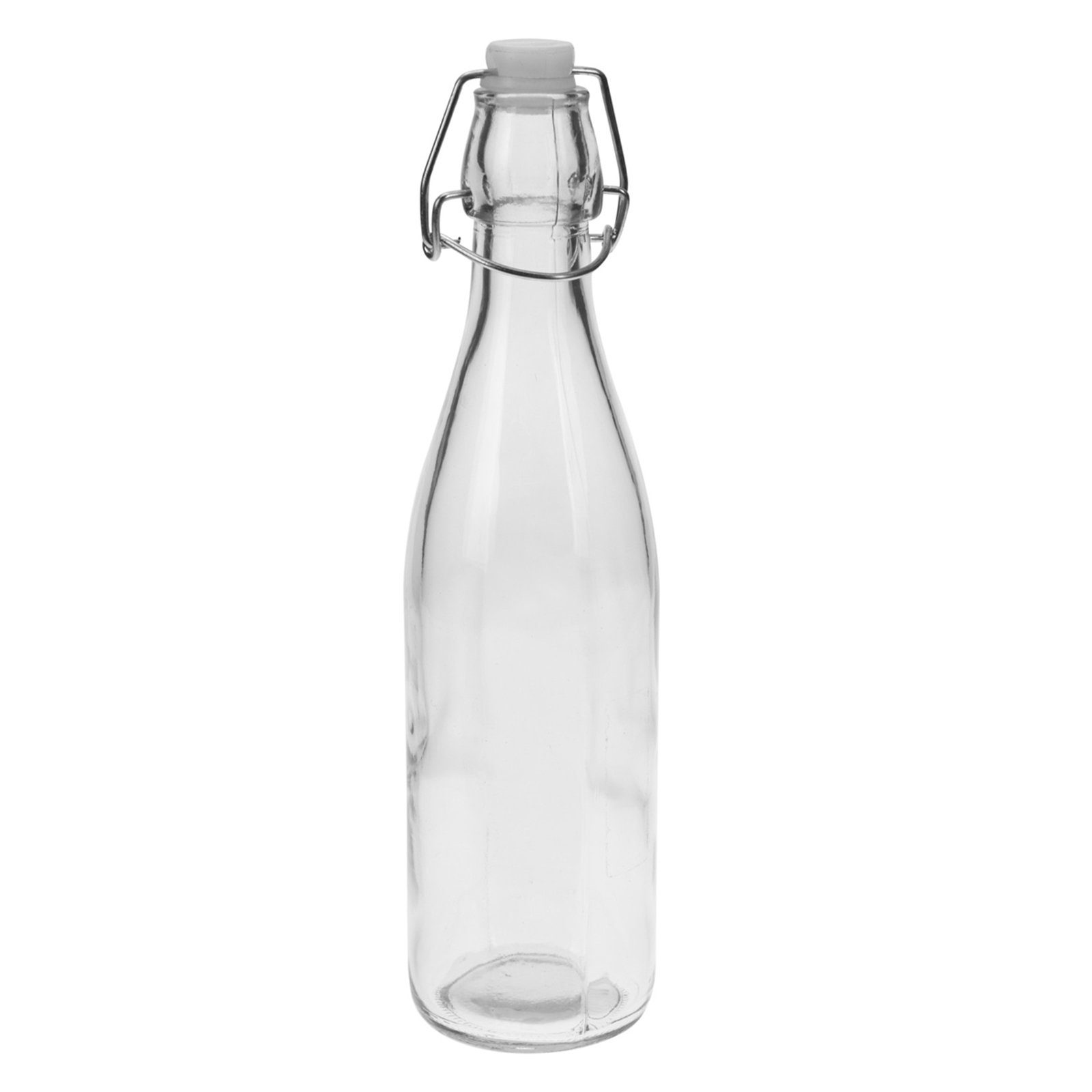 Bügelverschluss, Glasflasche mit Glas Neuetischkultur Glas