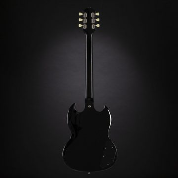 Epiphone E-Gitarre, SG Standard Lefthand Ebony - E-Gitarre für Linkshänder