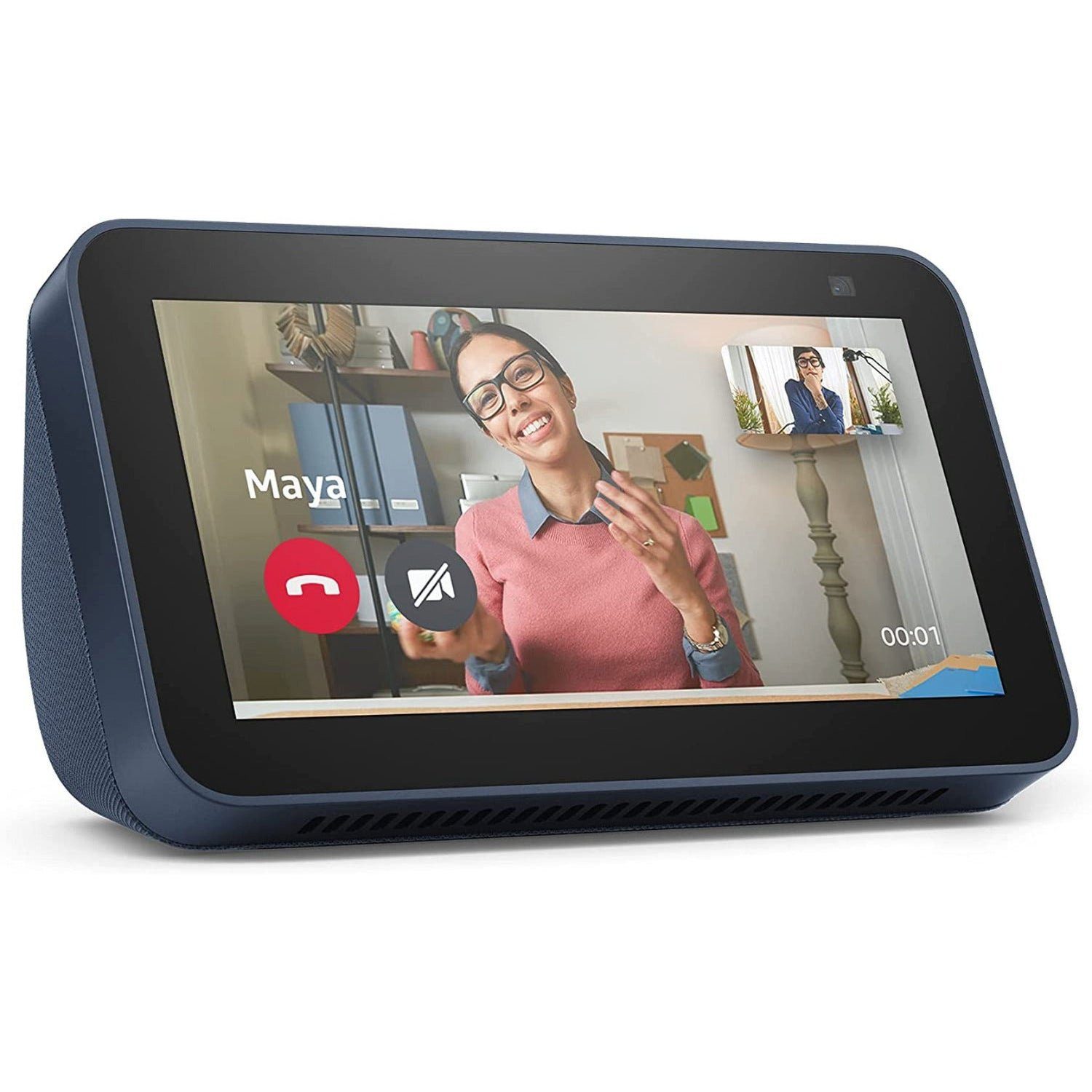 Amazon Streaming-Box Echo Show 5 (2. Generation) Blau - Smart Display mit Alexa-Funktion