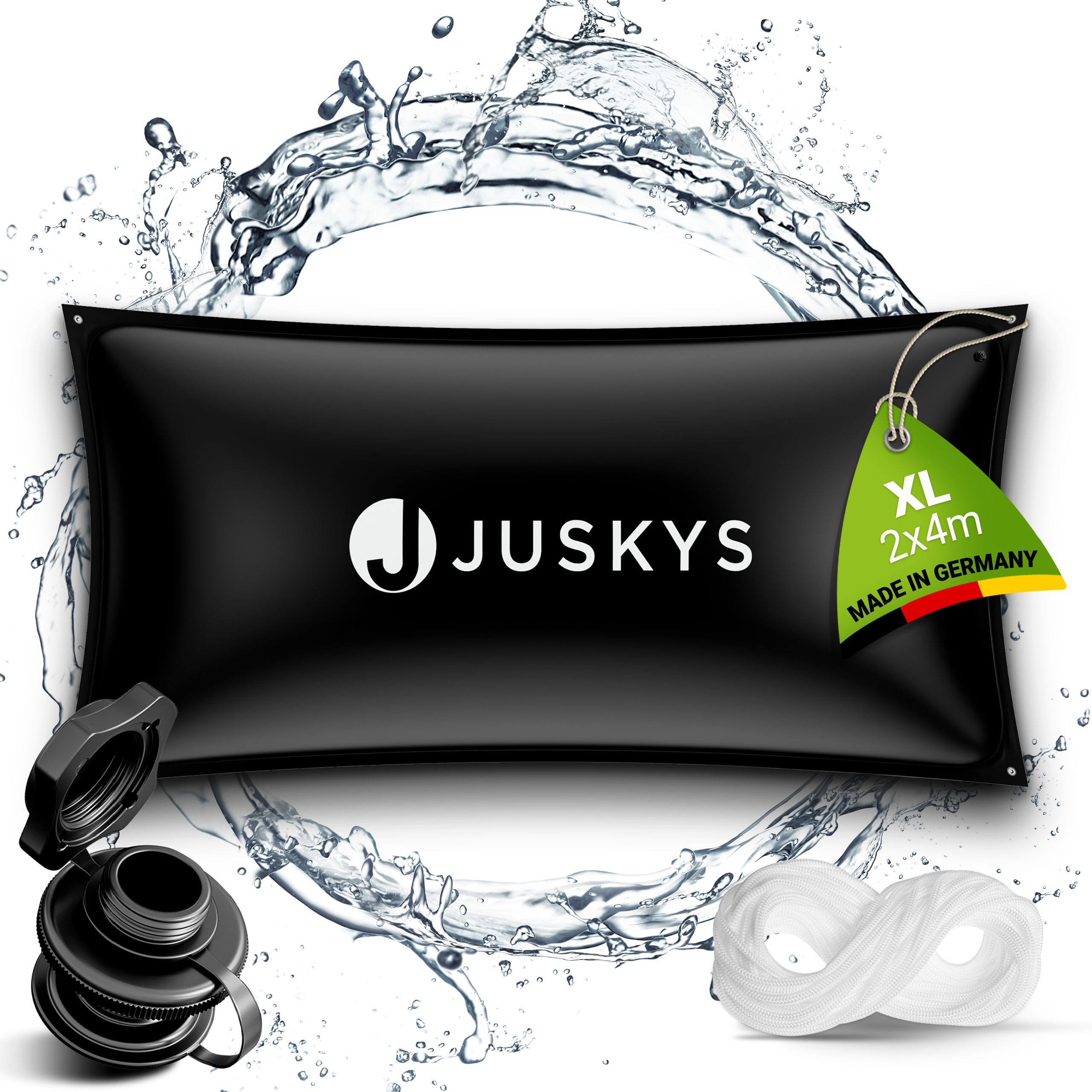 Juskys aufblasbare Whirlpoolabdeckung Viereckig 2 x günstig online kaufen