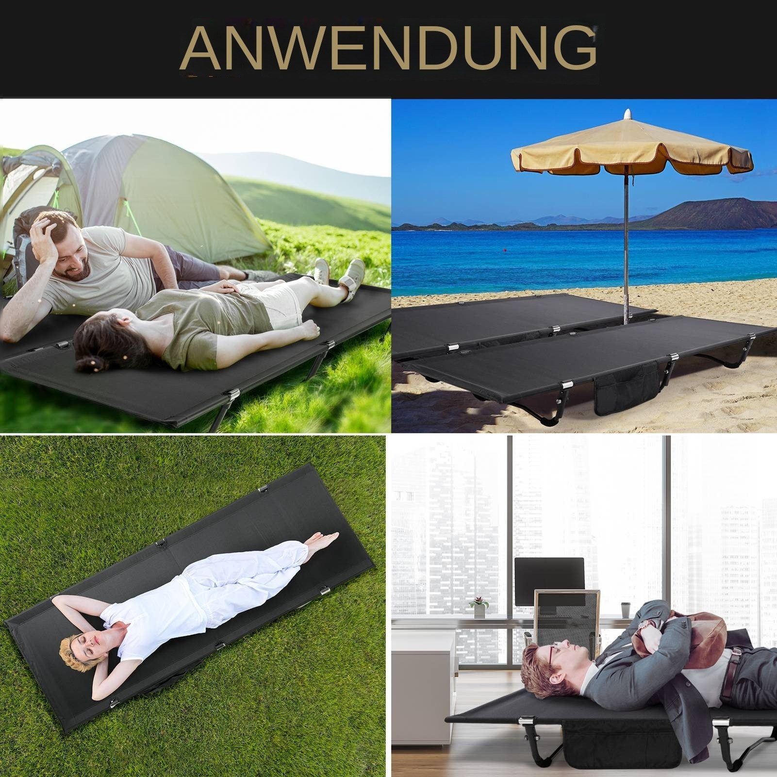 cocosity Feldbett Ultraleichte Campingliege, 190,5 x günstig online kaufen
