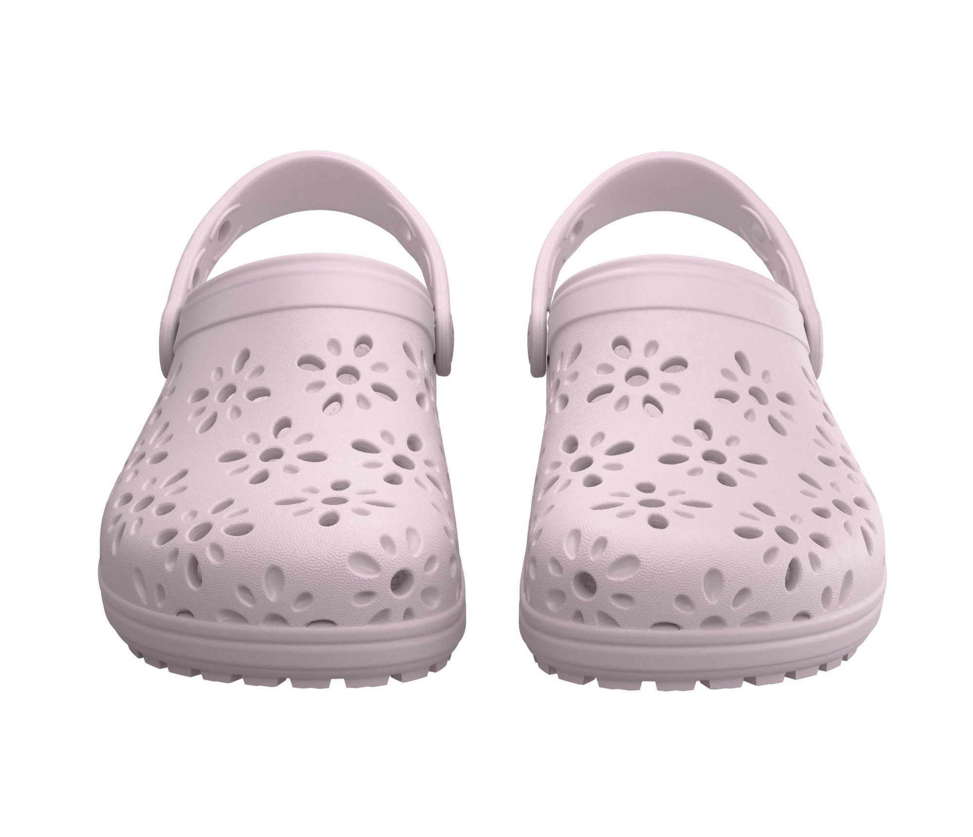 Crocs Classic Floral Cut Out Clog Clog Sommerschuh, Sandale, Strandschuh mit schwenkbarem Fersenriemen – Bild 4 von 5