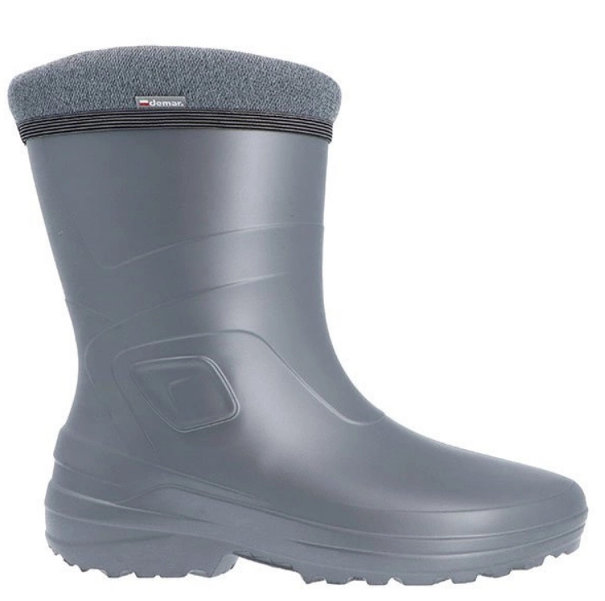 Demar Ultraleichte Mädchen Damen Gefütterte Gummistiefel Eva, Silber - Lucy Gummistiefel
