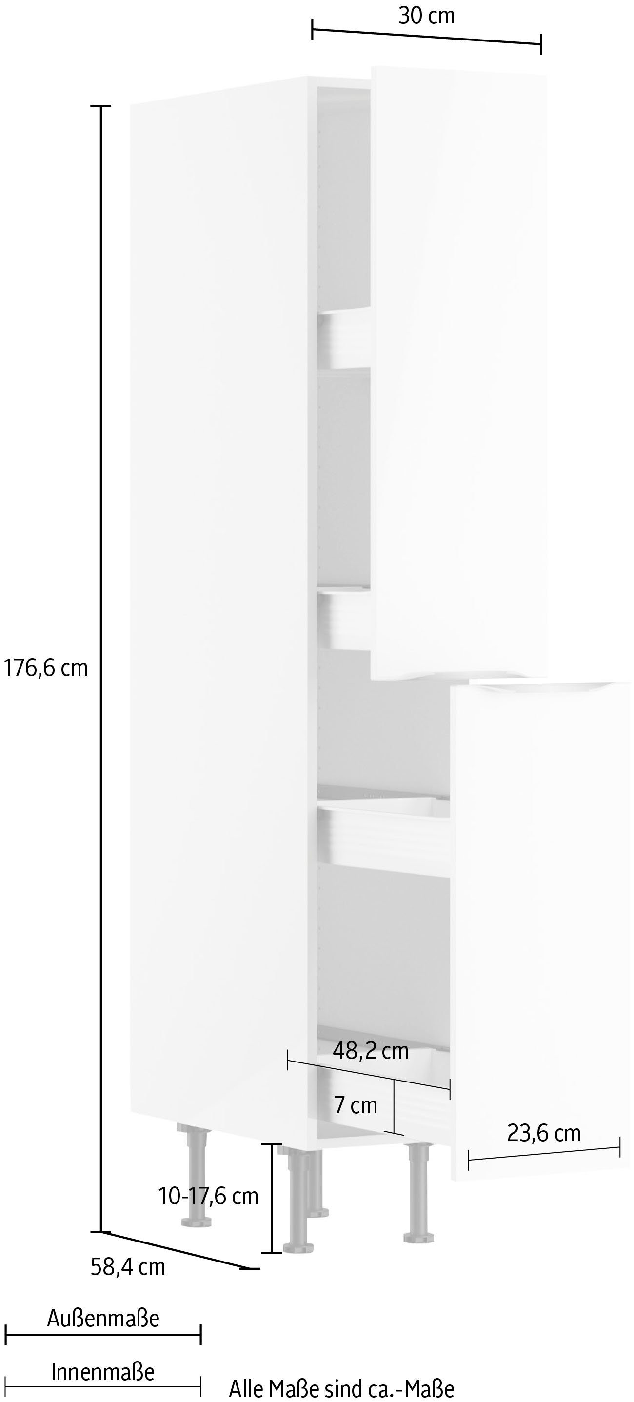 KOCHSTATION Apothekerschrank KS-Aken