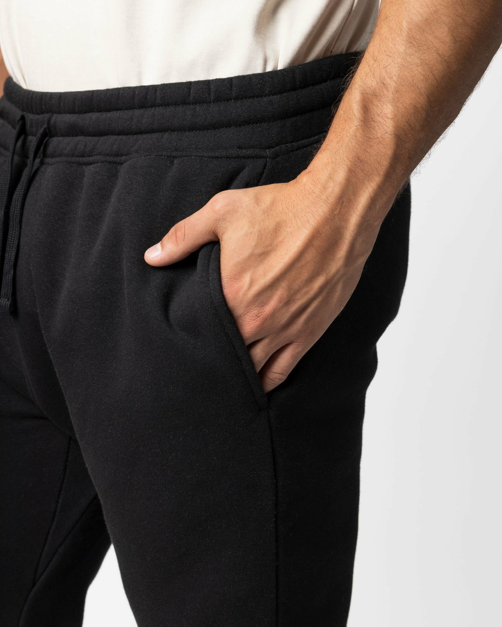 SNOCKS Jogginghose Sporthose Herren (1-tlg) mit Rippbund am Beinsaum
