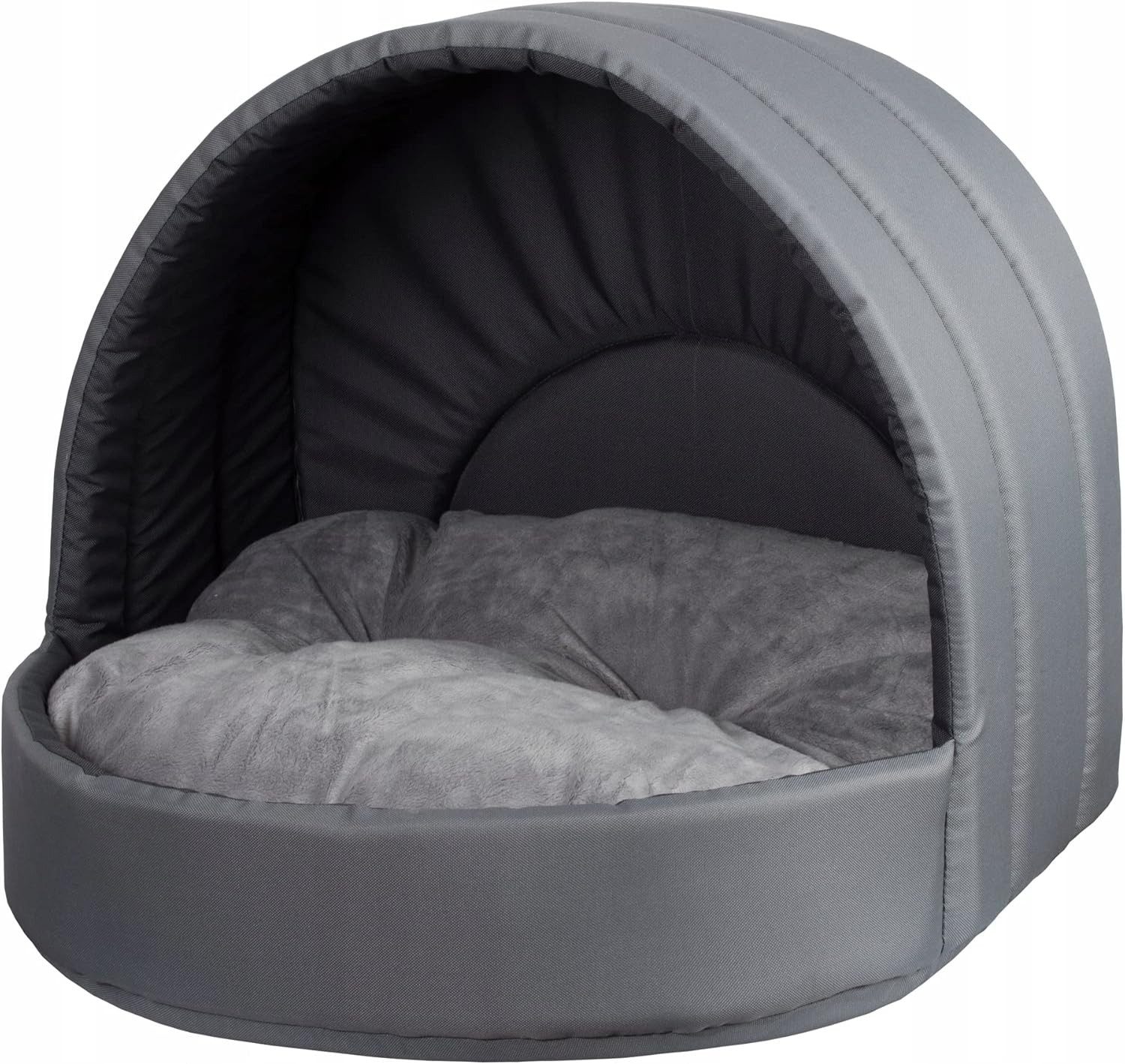Best for Pets Hundehütte Hundebett Katzenbett mit Kissen wasserfest PVC gemütlicher Schlafplatz, Wasserfest, abwaschbar, kuscheliges Design