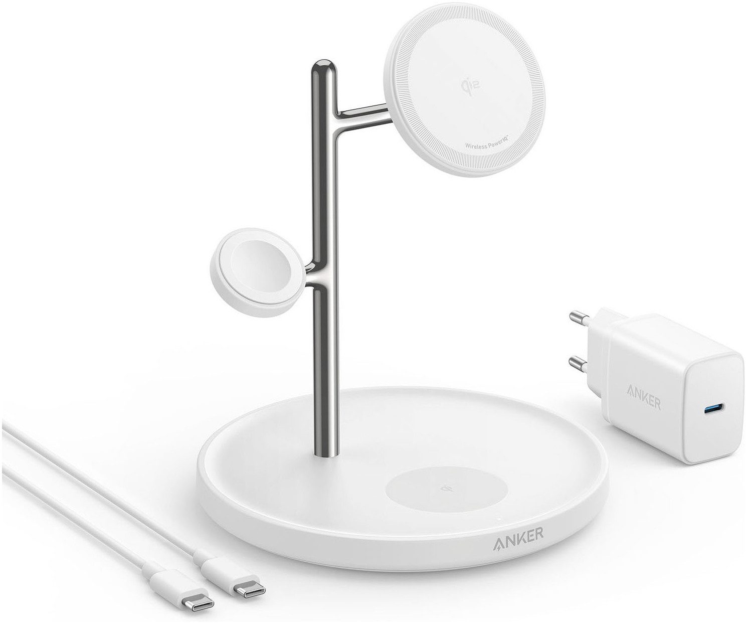 Anker MagGo Kabellos (3-in-1 Ständer) Ladestation