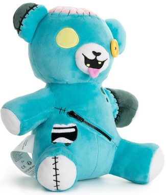 Corimori Kuscheltier Frankie der Zombie-Teddy, 27cm Plüschie Stofftier, Plüschtier, Teddyb (Geschenk), Plüschtier, Plüsch Zombie Teddy, Teddybär, Kuscheltier,Bär, türkis