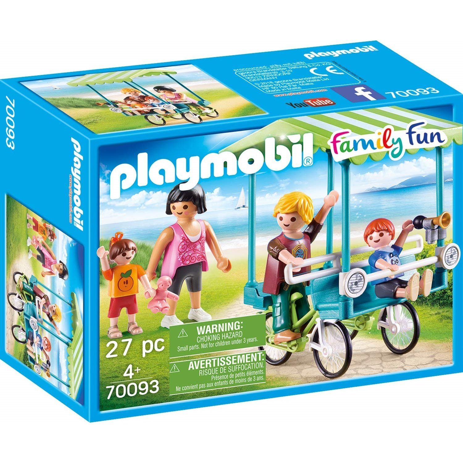 Playmobil® 70093 Familien Fahrrad Konstruktions-Spielset günstig online kaufen