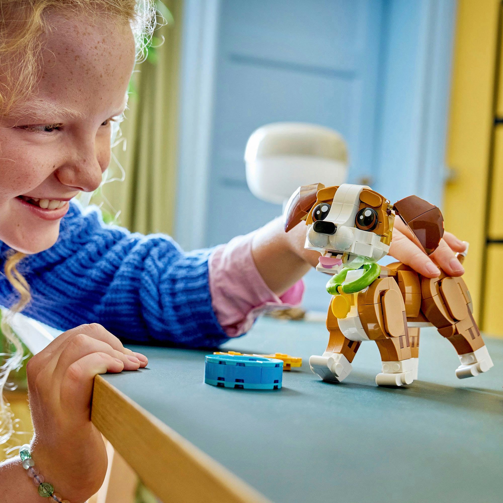 LEGO® Niedliche Tiere: Verspielter Welpe (31382), LEGO Creator Konstruktionsspielsteine, (336 St), Made in Europe – Bild 2 von 5