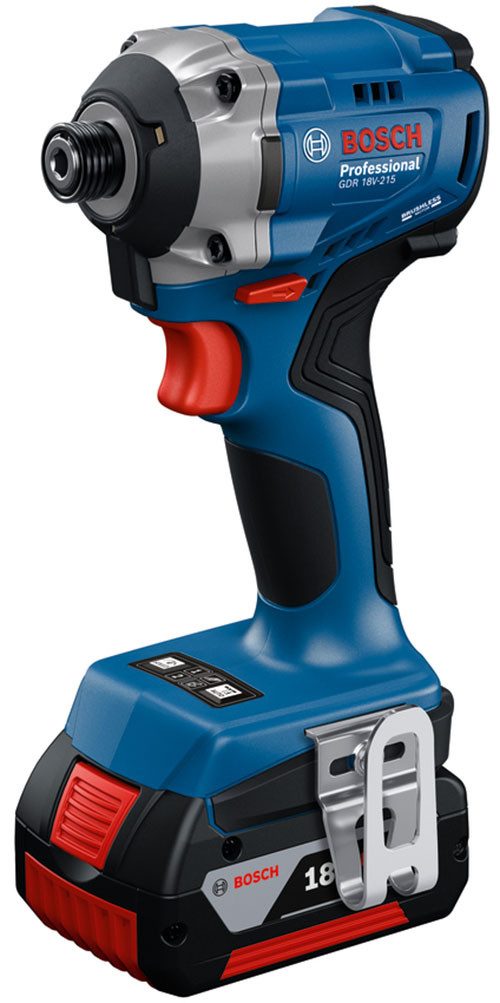 Bosch Professional Akku-Drehschlagschrauber »GDR 18V-215«, Inkl. 2x Akku GBA 18V 4,0Ah, in L-BOXX 136