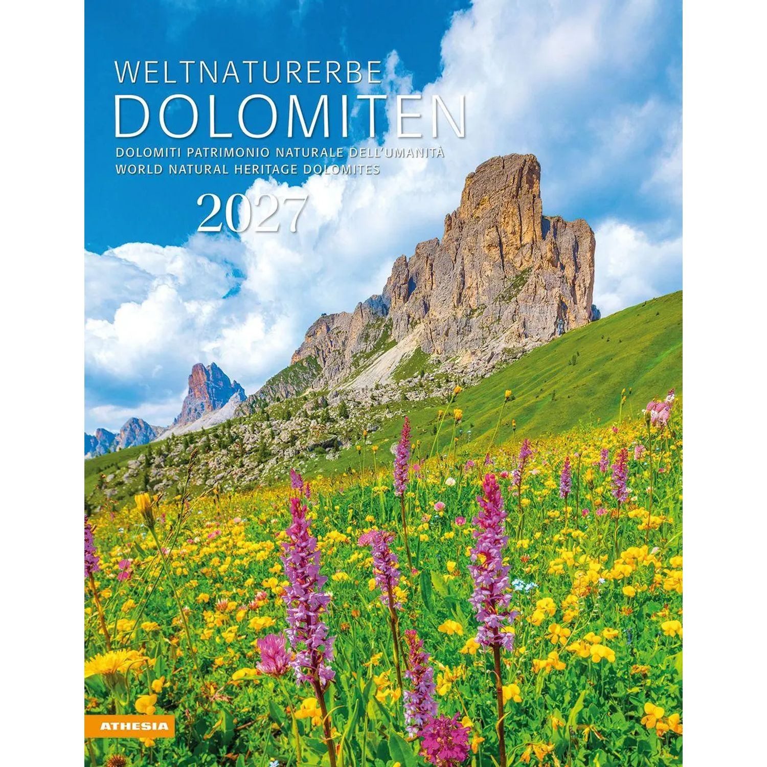 Wandkalender Weltnaturerbe Dolomiten Kalender 2027