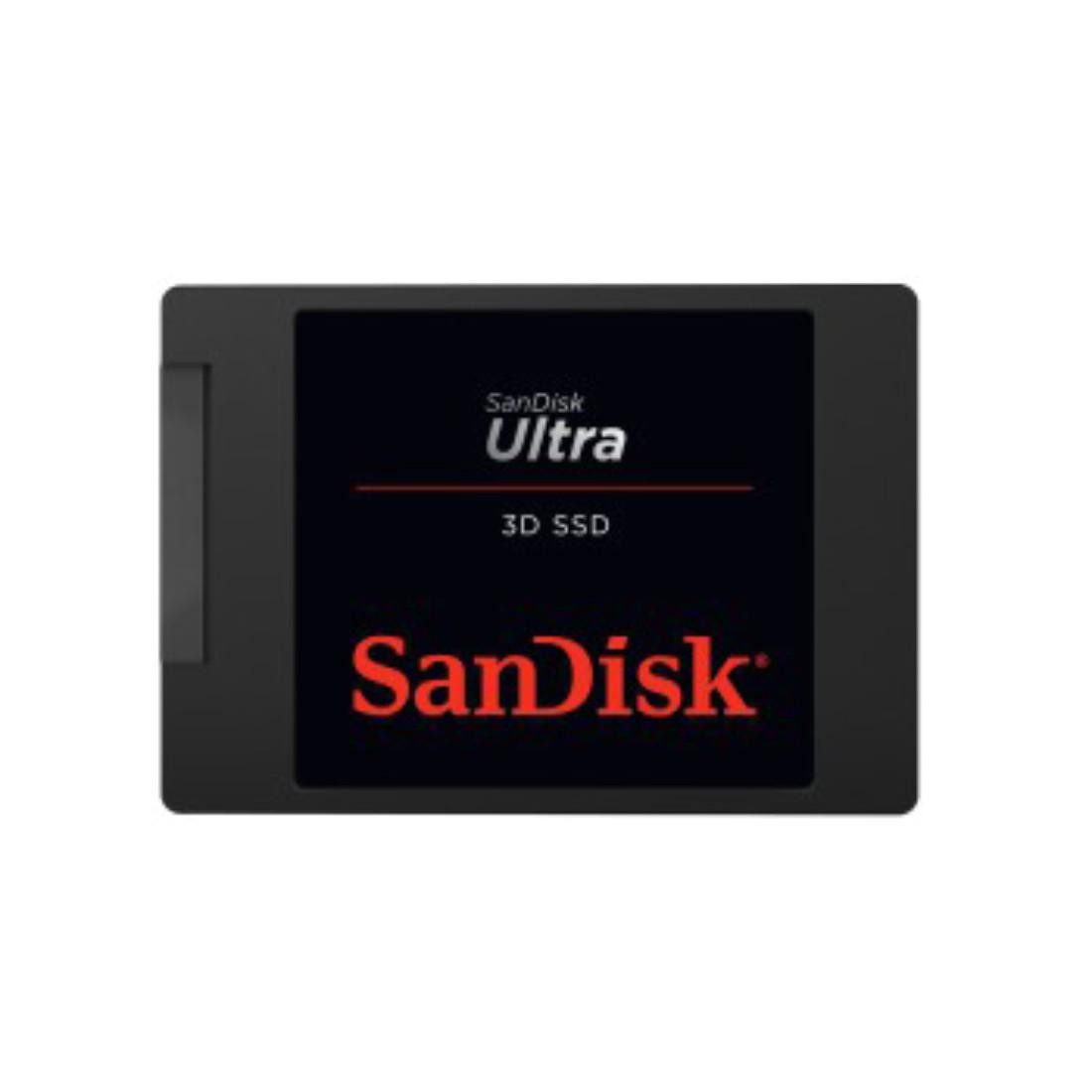 Sandisk SSD Ultra 3D SATA SSD-Festplatte (1000 GB) 560 MB/S Lesegeschwindigkeit, 520 MB/S Schreibgeschwindigkeit