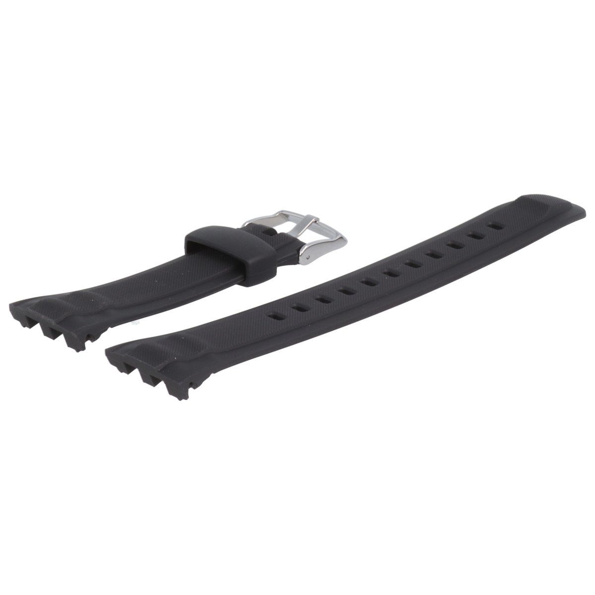 CASIO Uhrenarmband 23mm Kunststoff Schwarz WVA-470