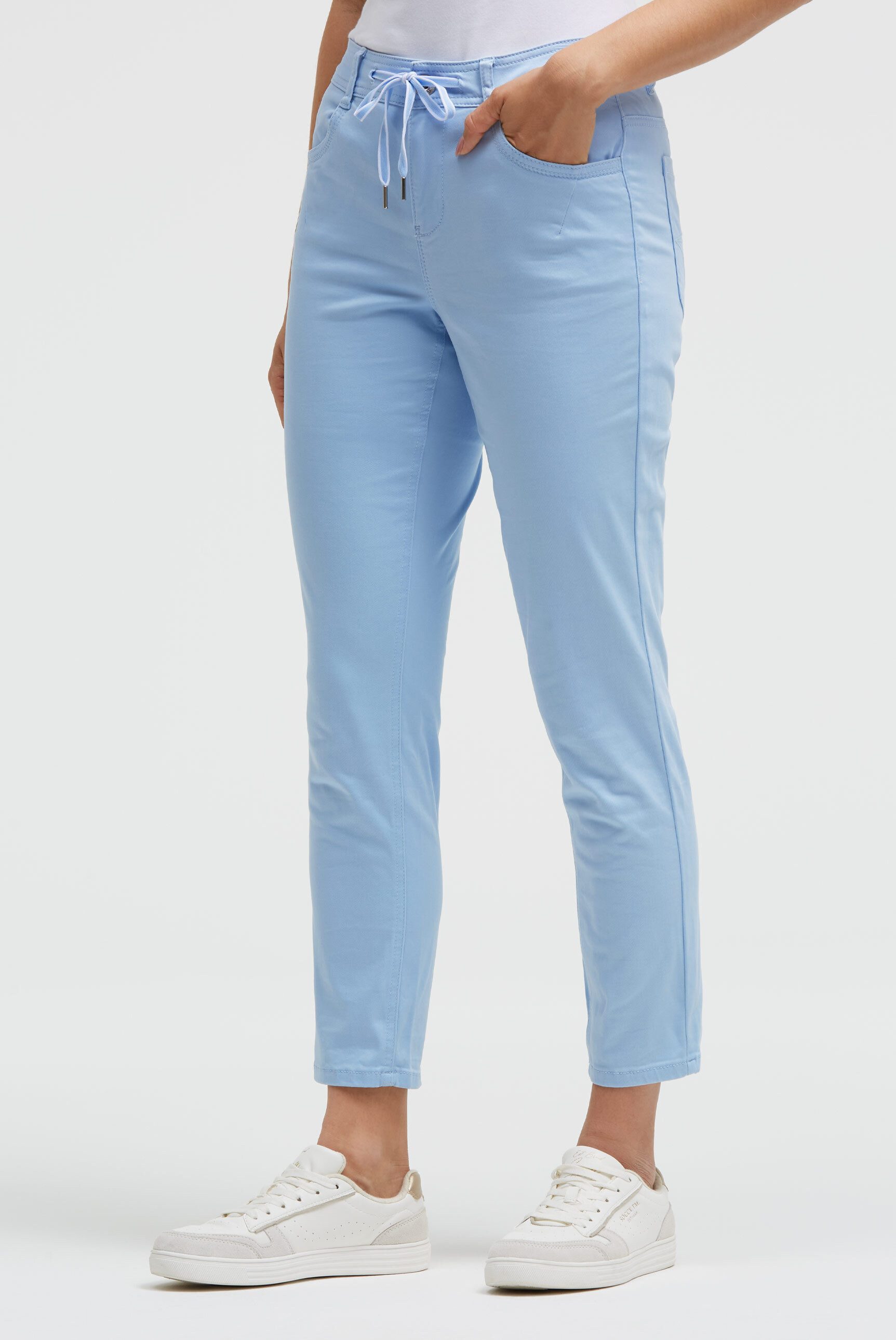 SOCCX Comfort-fit-Jeans mit verkürztem Bein