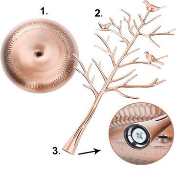 Lubgitsr Schmuckständer Schmuckständer, Schmuckhalter, Deko Schmuckbaum,Halskette Aufbewahrung (1 St)