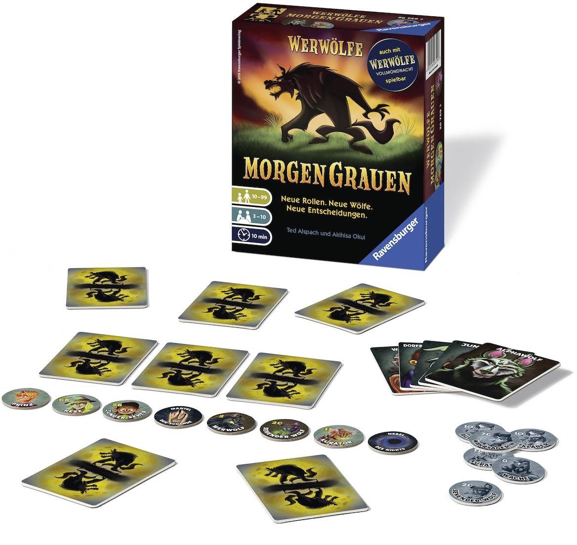 Ravensburger Spiel Werwölfe Morgengrauen, Made in Europe