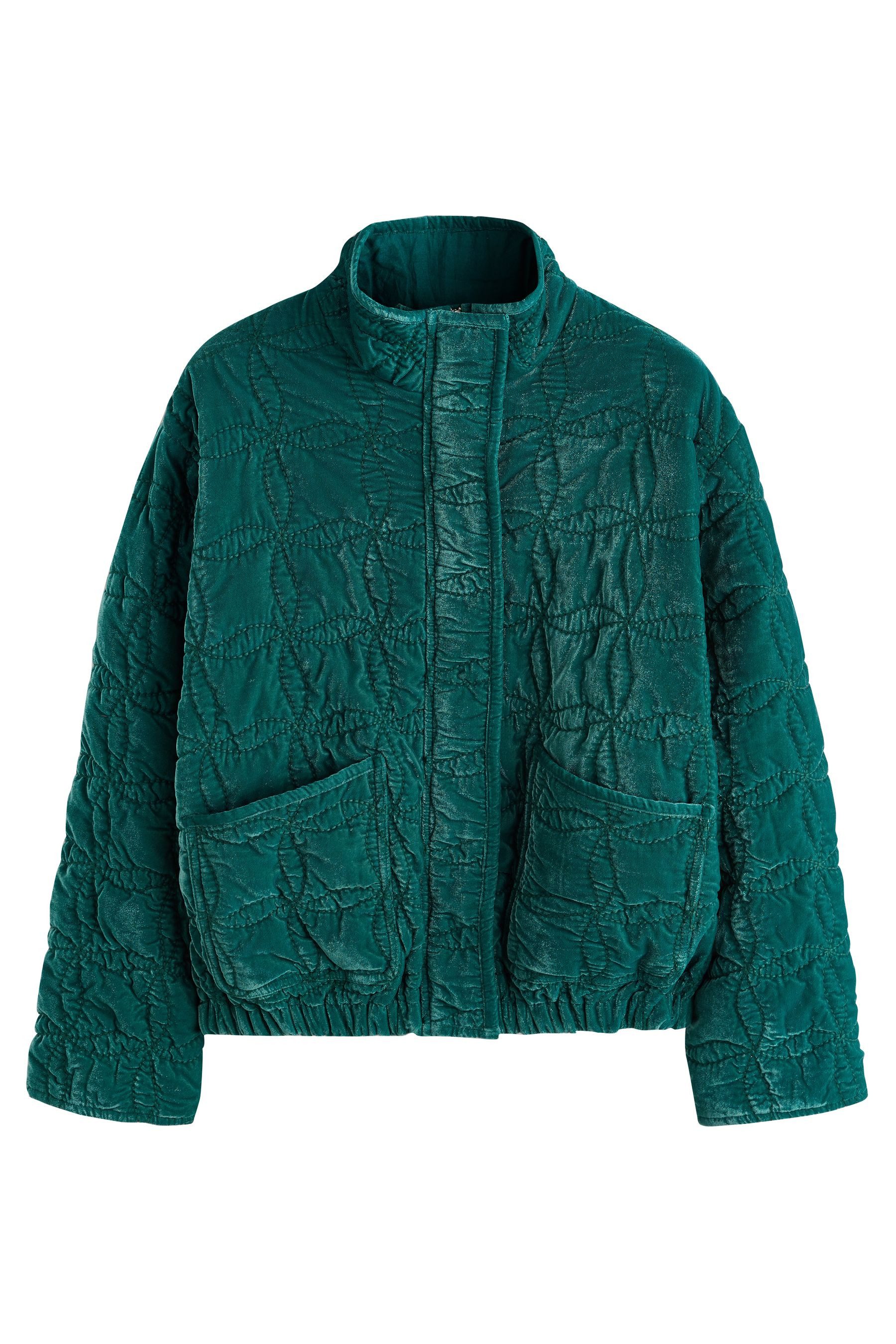 Next Steppjacke Gesteppte Samtjacke (1-St)